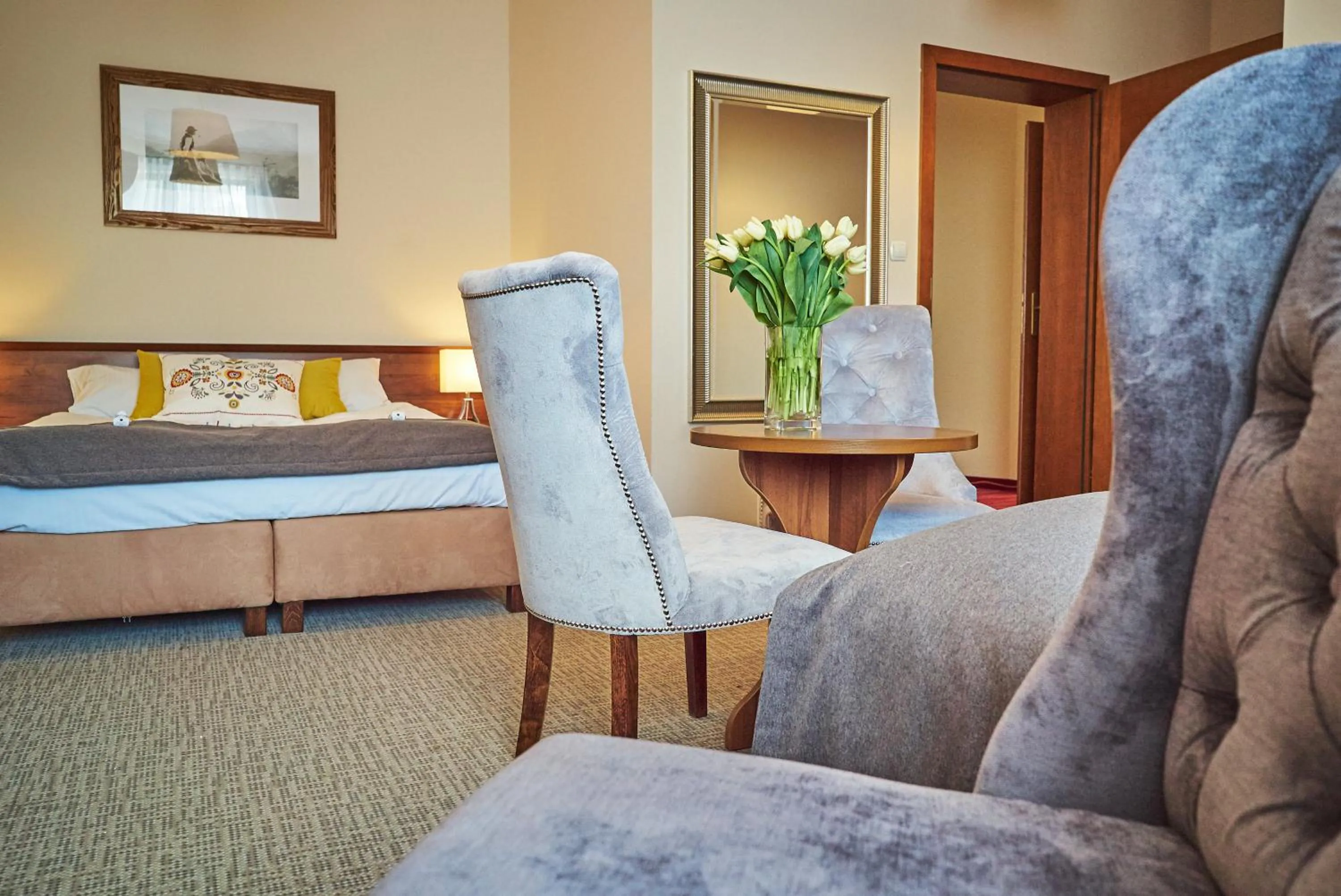 Photo of the whole room, Bed in Villa Vita Krupówki