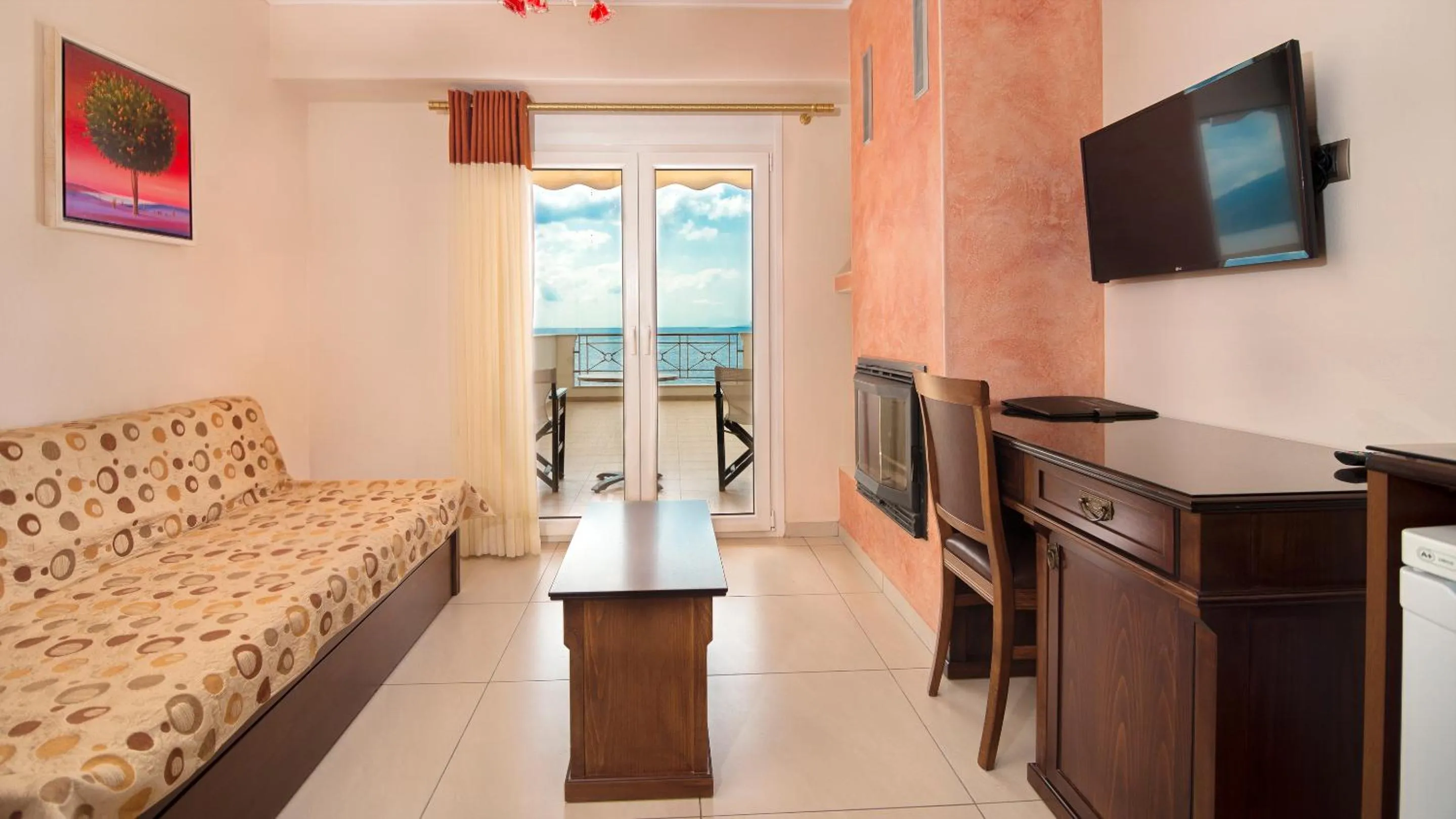 Seating area in Ilia Mare