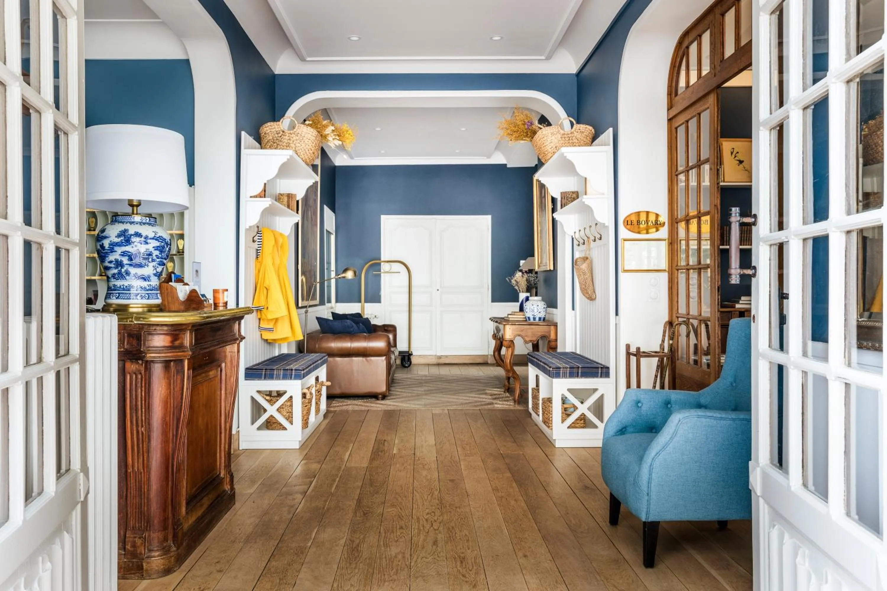 Lobby or reception in Le Flaubert