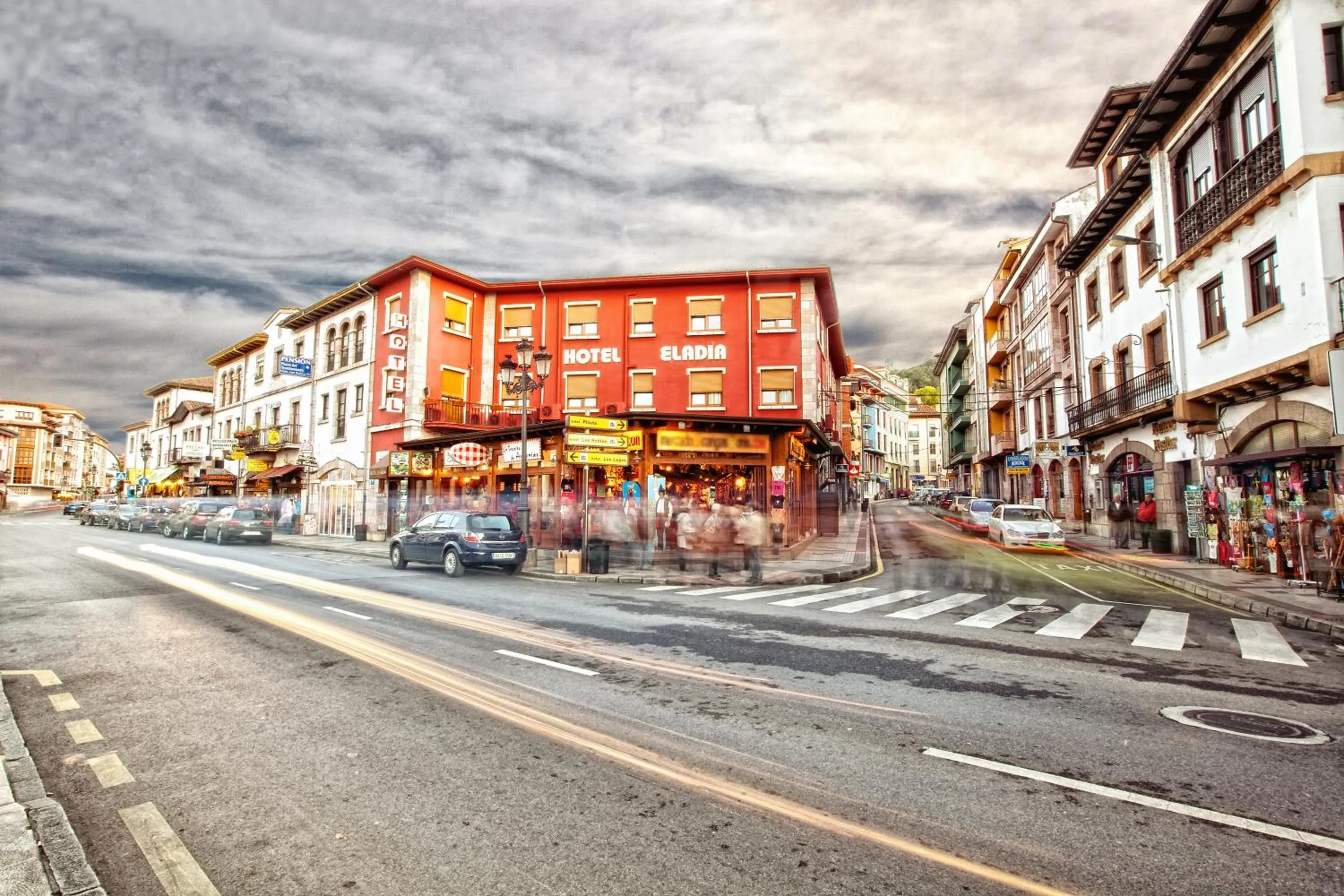 City view in Hotel Eladia