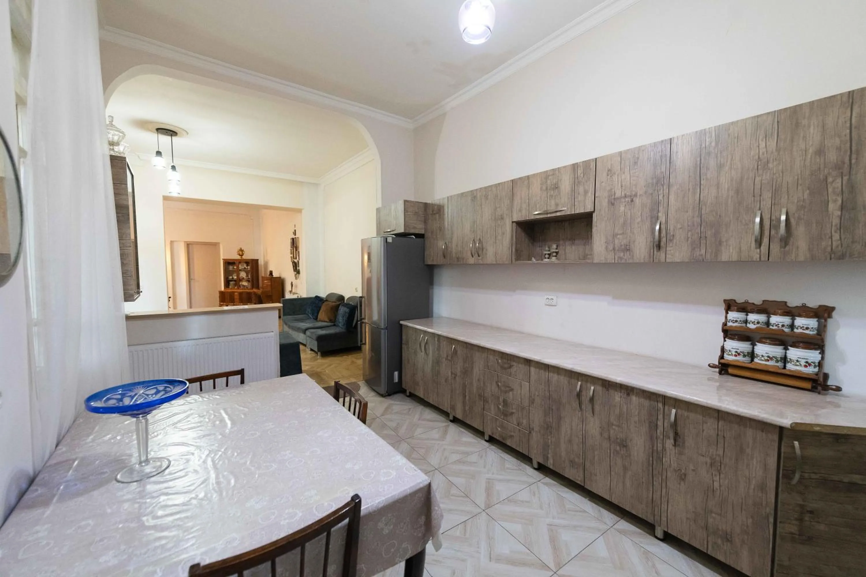 Communal kitchen in Anna's Guest House