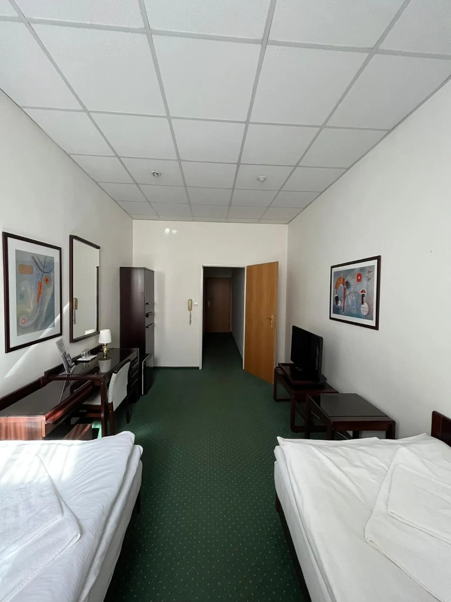 Bed in Hotel Omega Brno