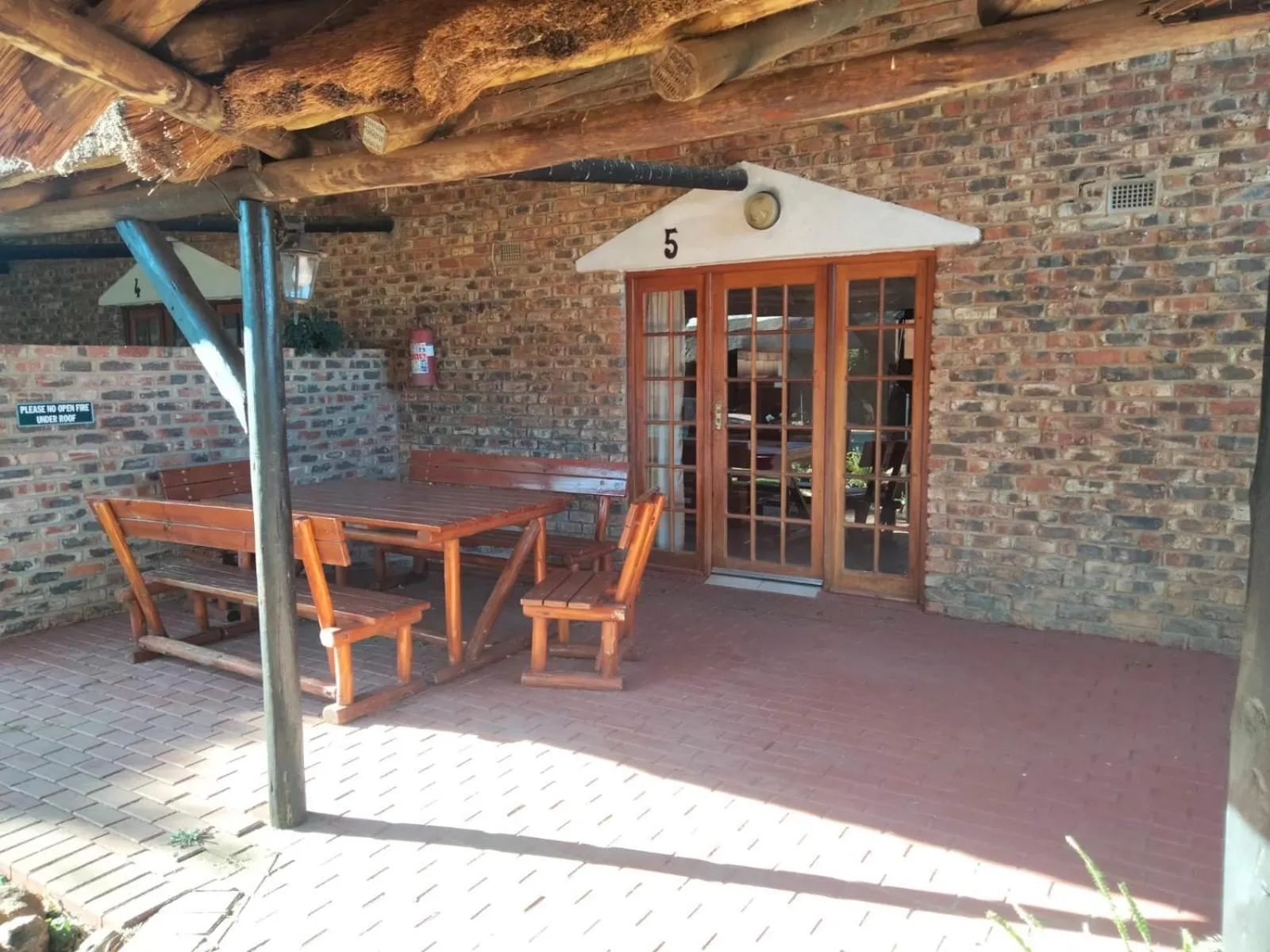 One-Bedroom Chalet in Boskoppie Lion & Tiger Reserve