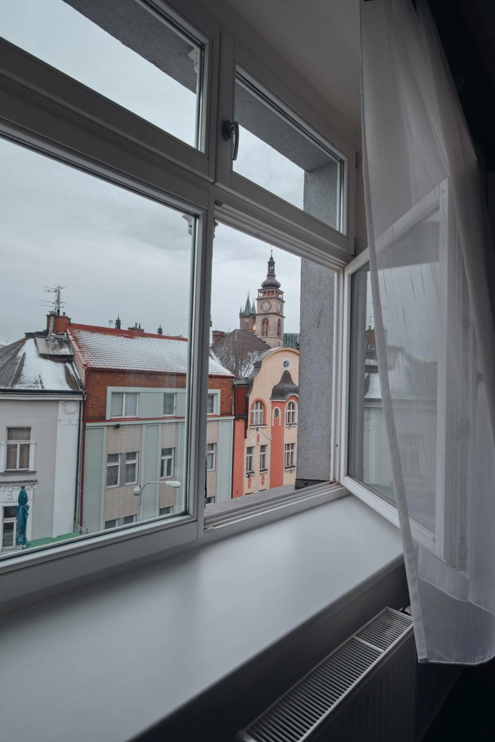 View (from property/room), Bed in Hotel Grand