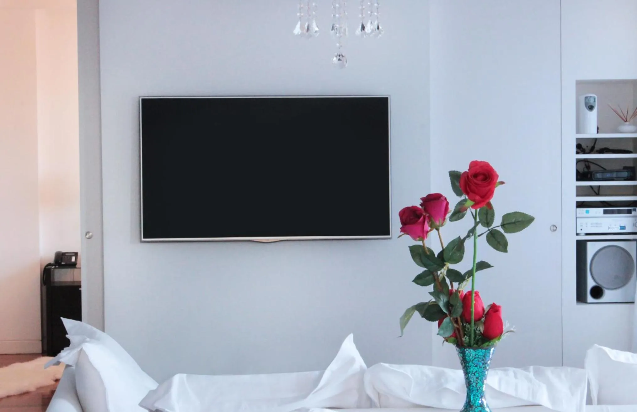 TV and multimedia in Residence Master Suite en Porteño Building