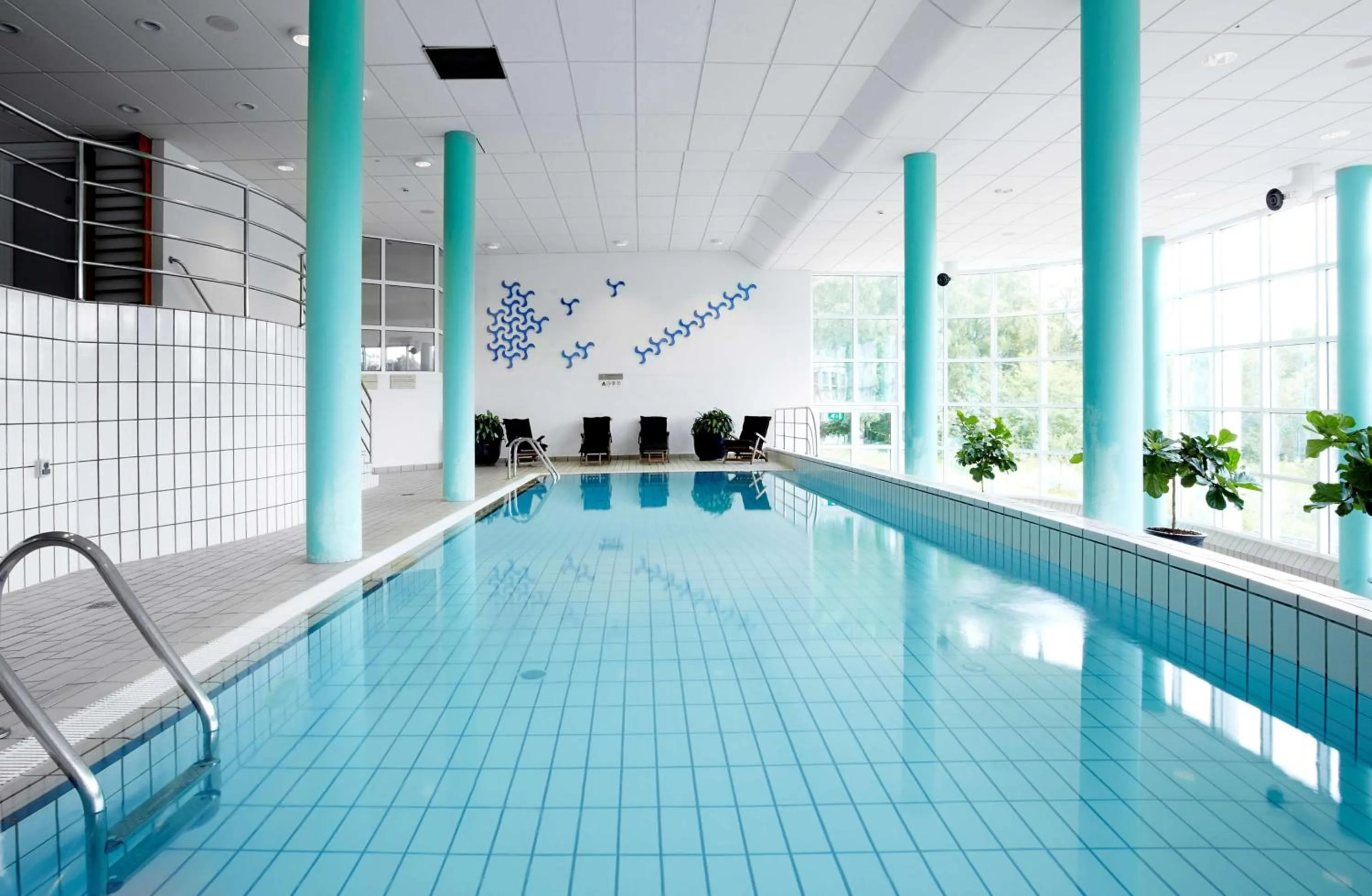 Pool view in Scandic Silkeborg