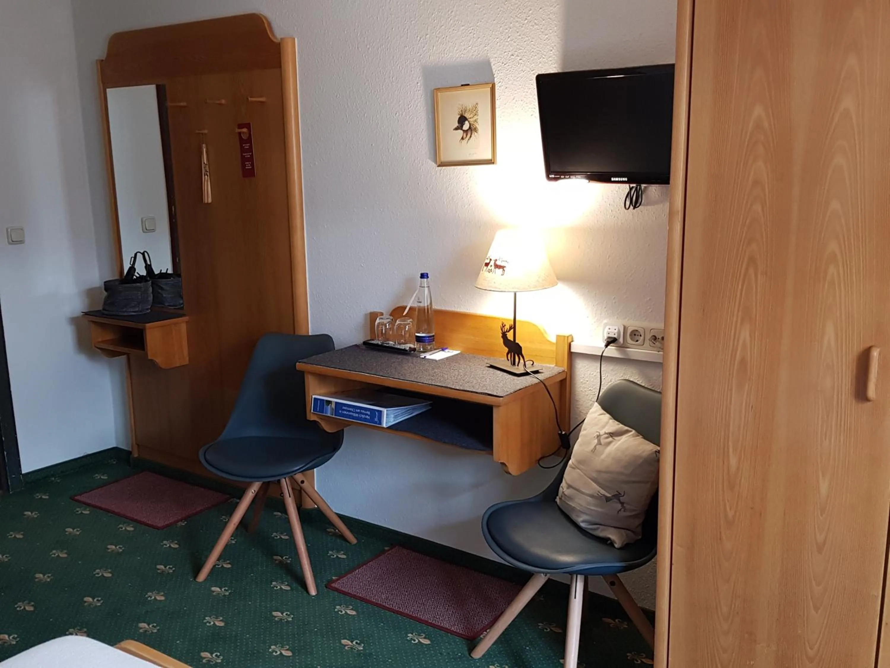 Seating area, TV/Entertainment Center in Hotel Jägerhof garni