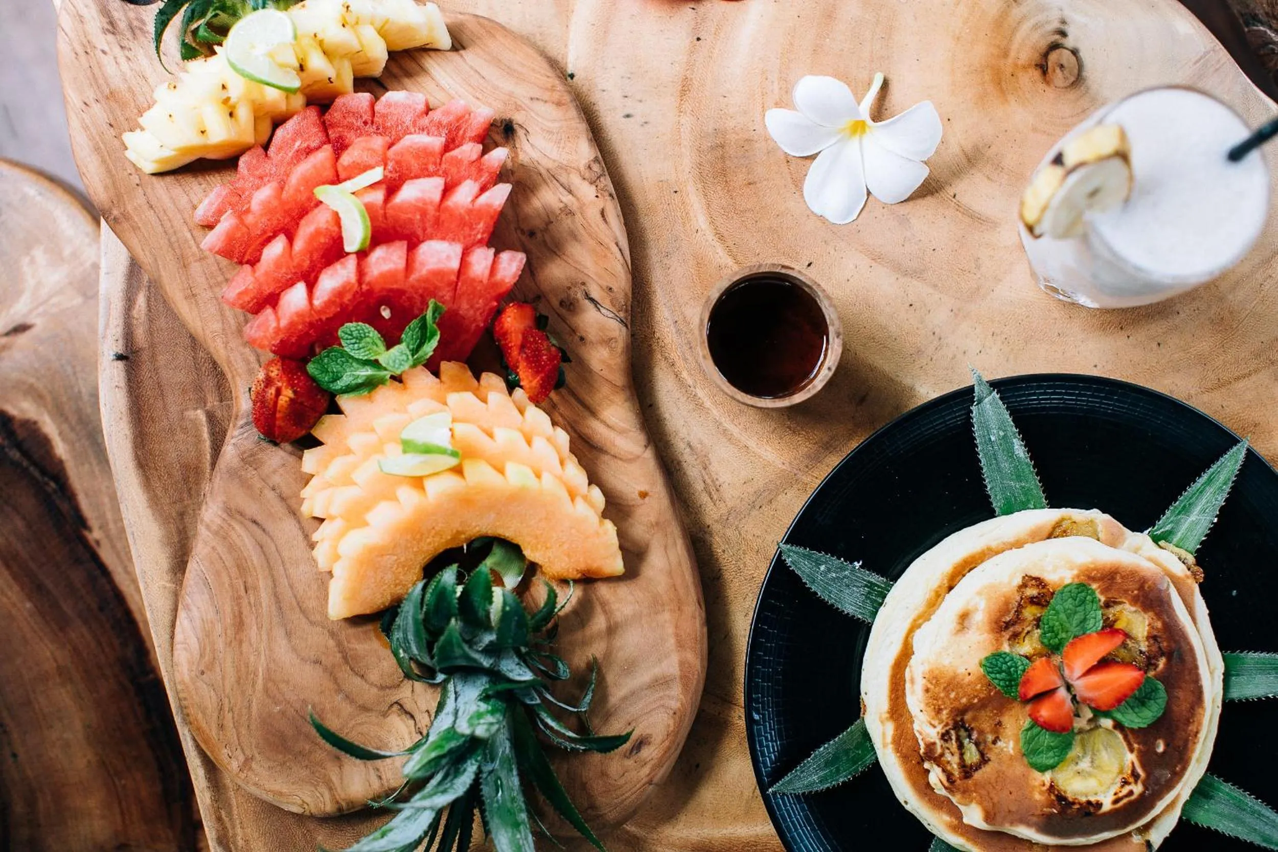 Food close-up in Majo Private Villas