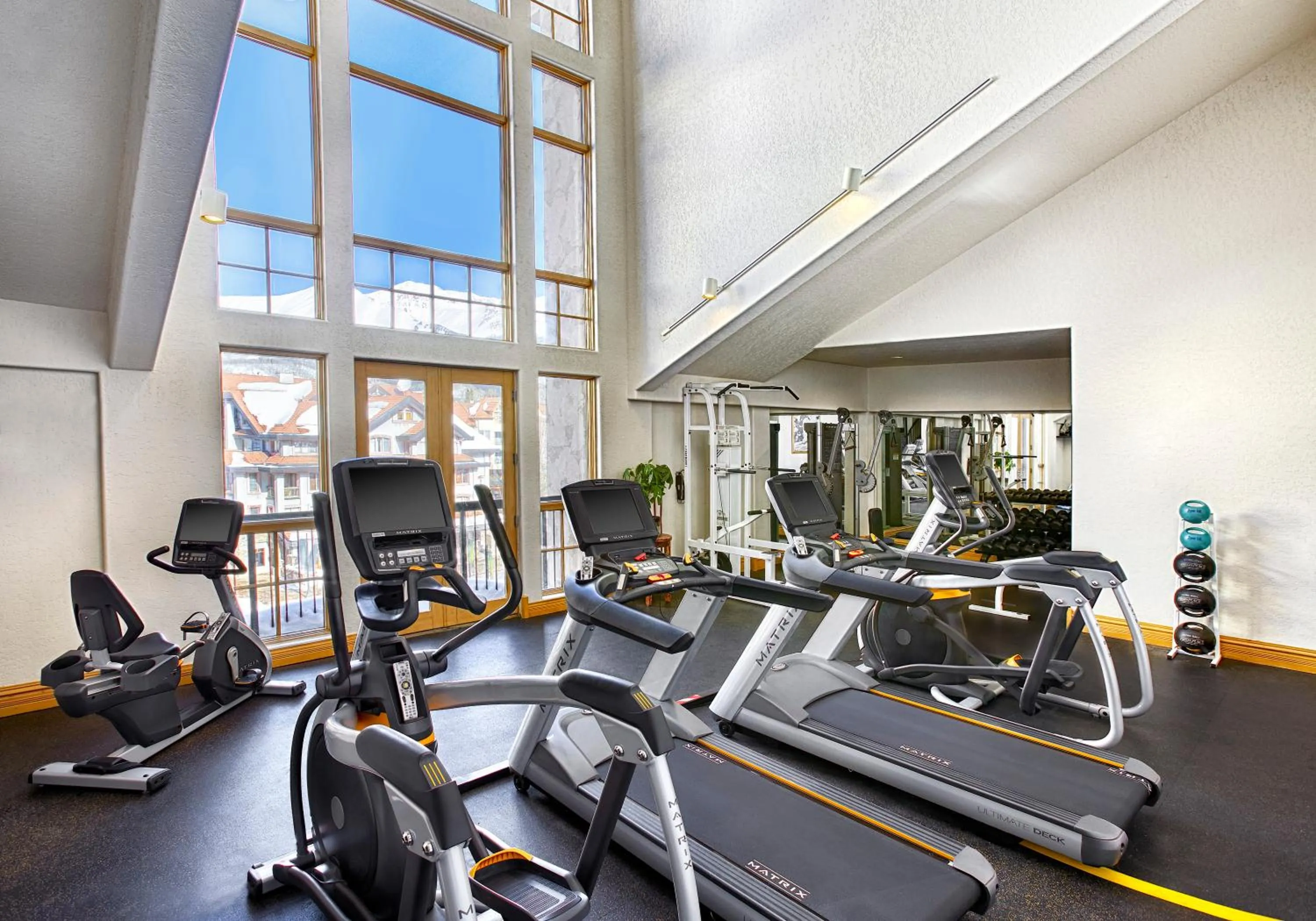 Fitness centre/facilities in Fairmont Heritage Place, Franz Klammer Lodge