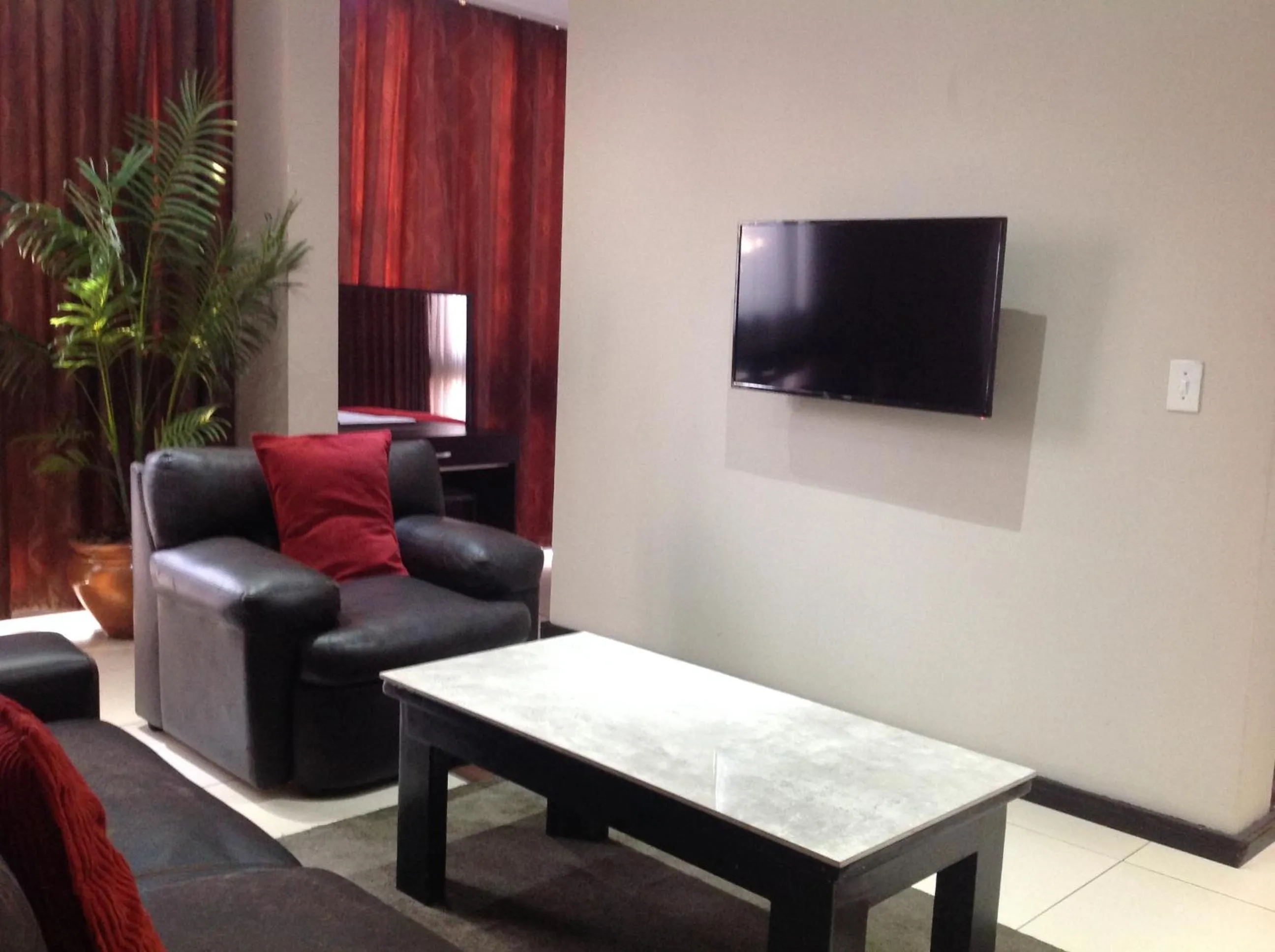 Seating area in Alcazaba Hotel