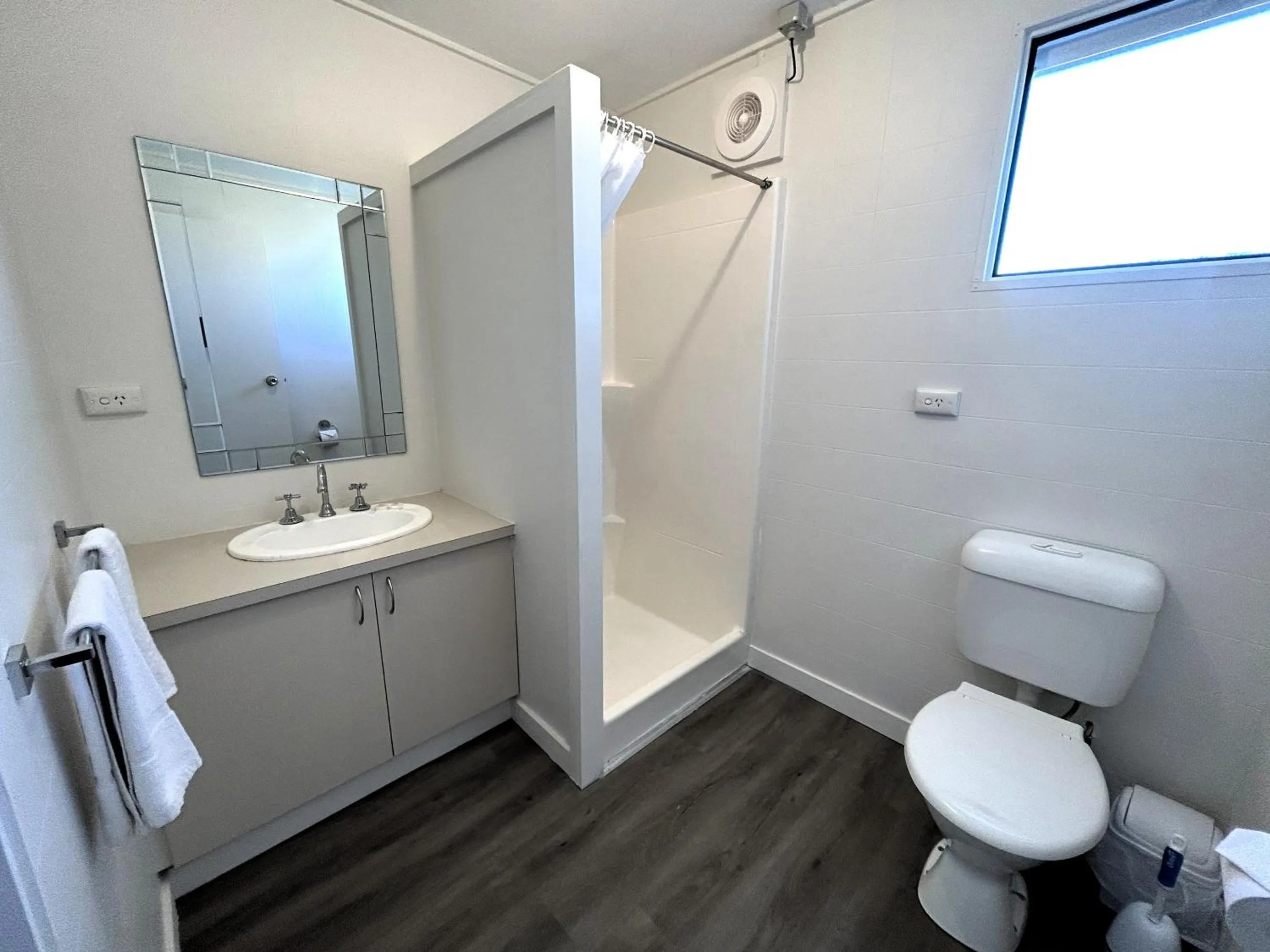 Shower in Mandurah Coastal Holiday Park