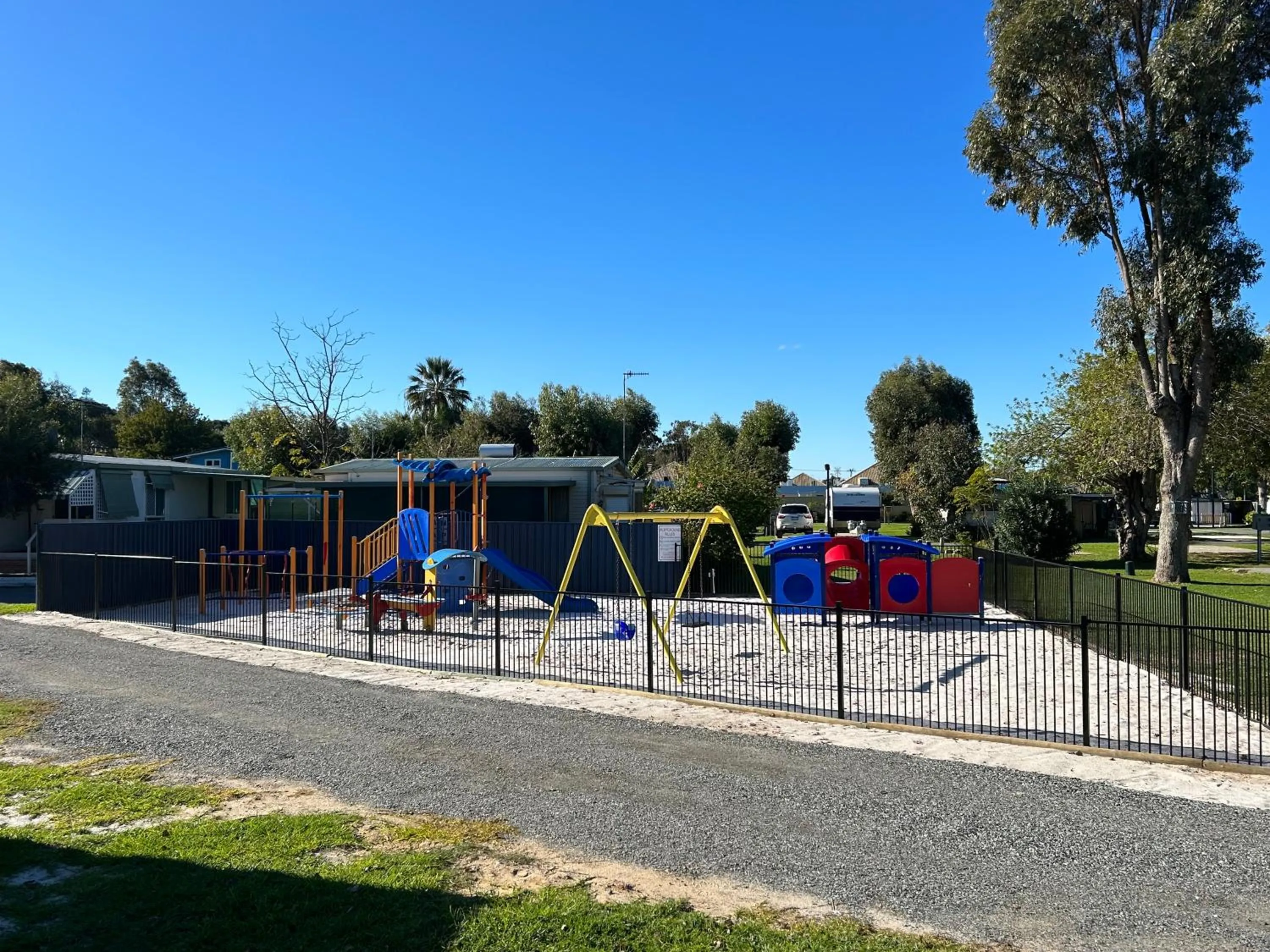 Children play ground in Mandurah Coastal Holiday Park