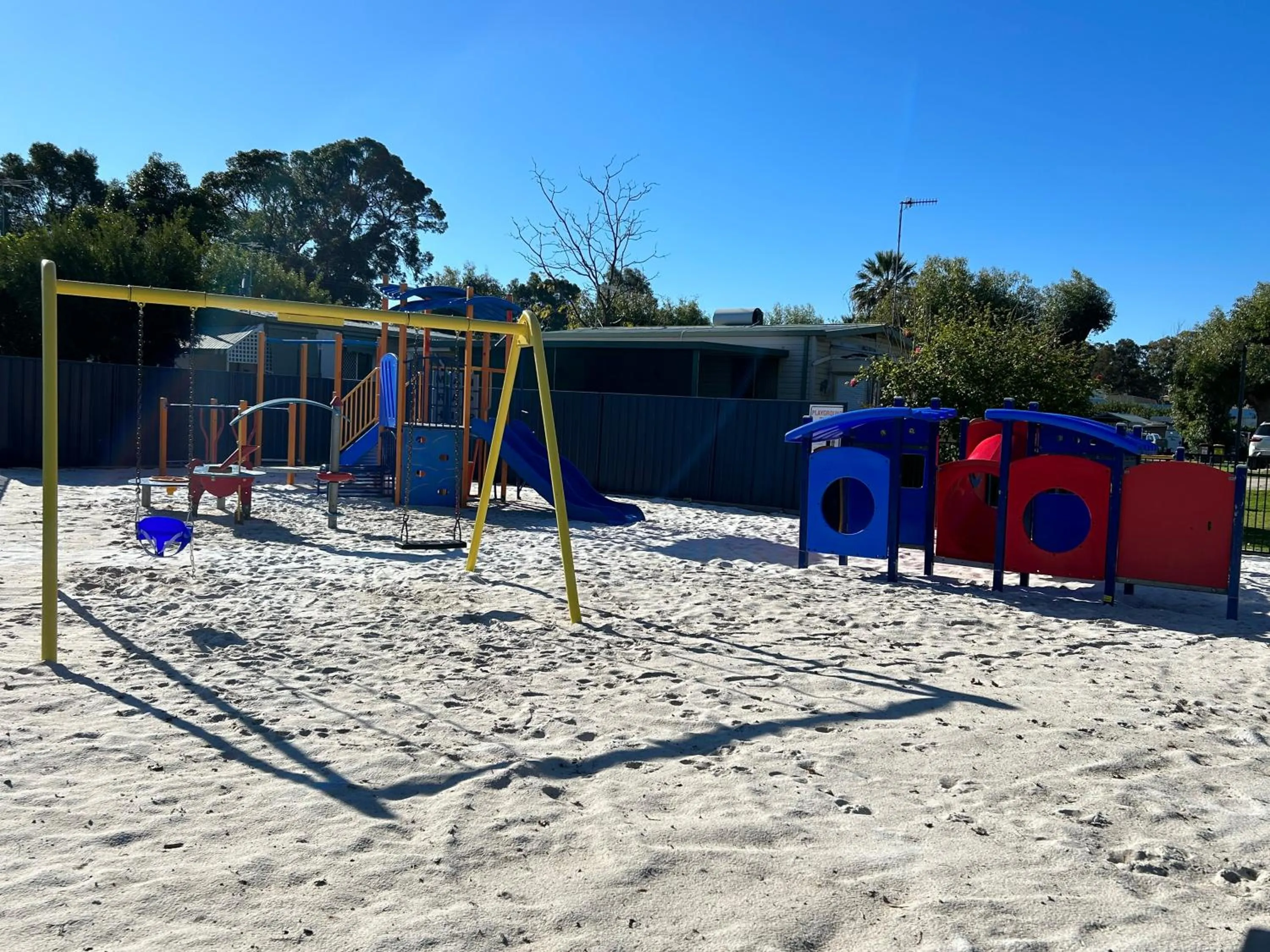 Children play ground in Mandurah Coastal Holiday Park