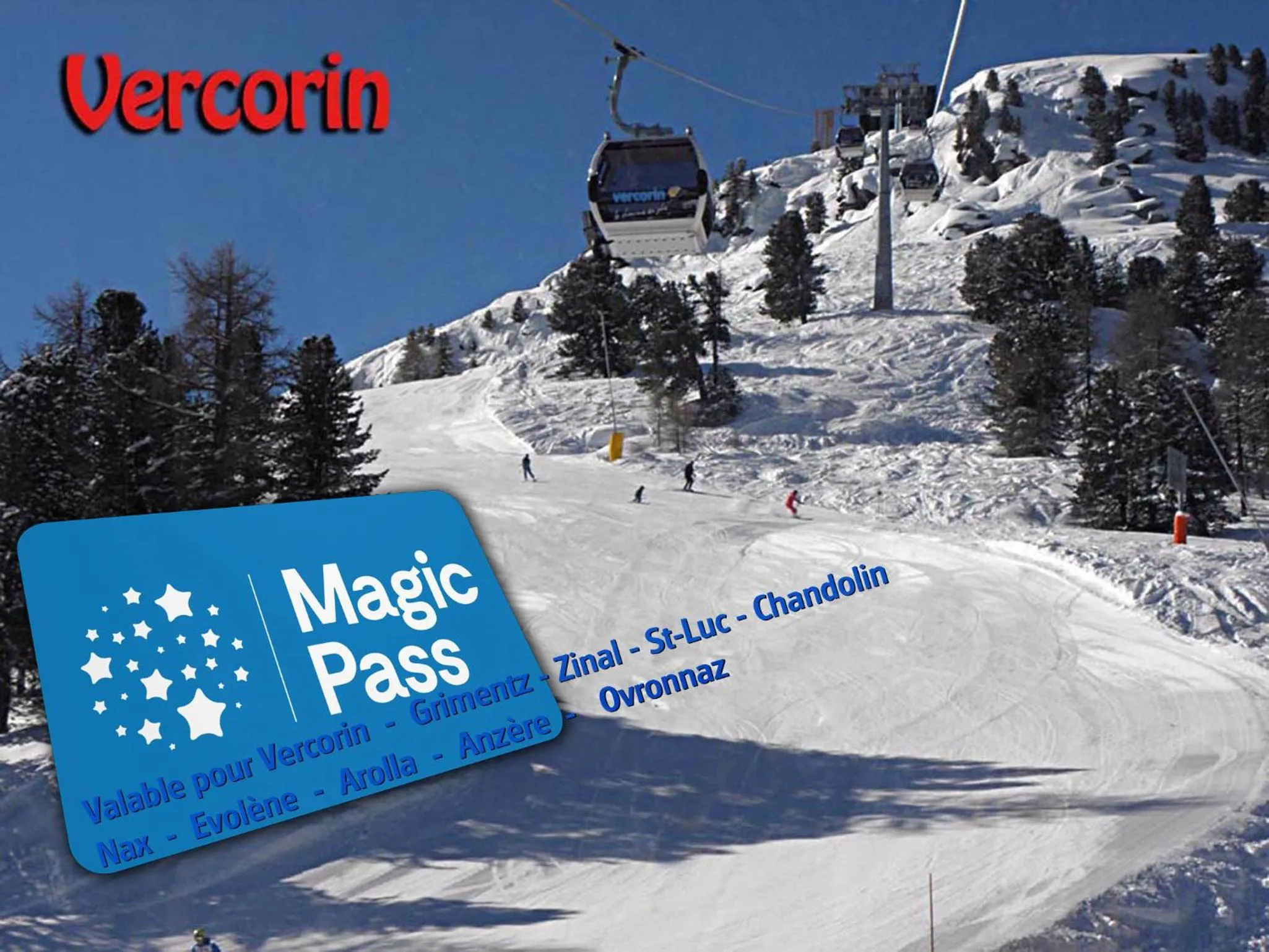 Skiing in La Montagnette, VERCORIN