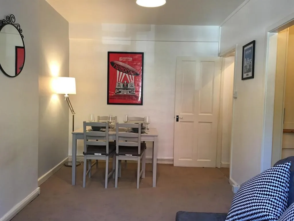 Dining area in Marble Apartments Effra Court
