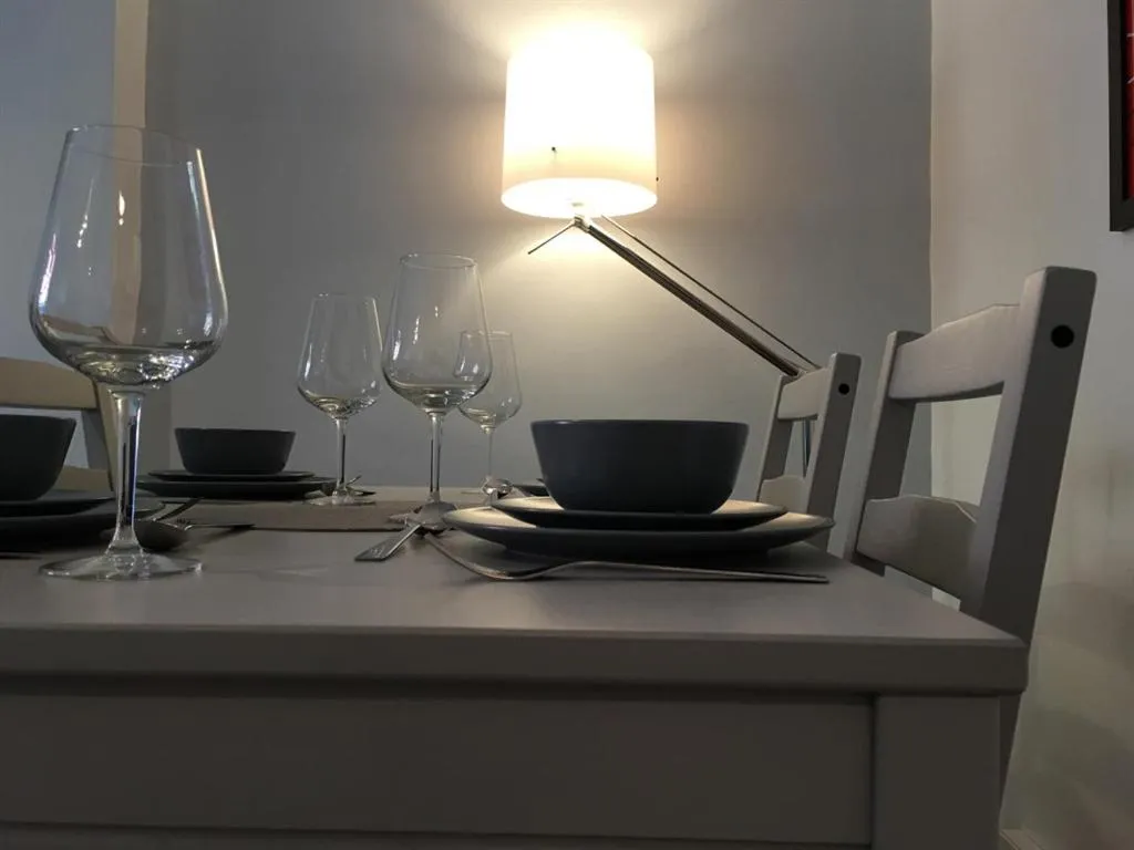 Dining area in Marble Apartments Effra Court