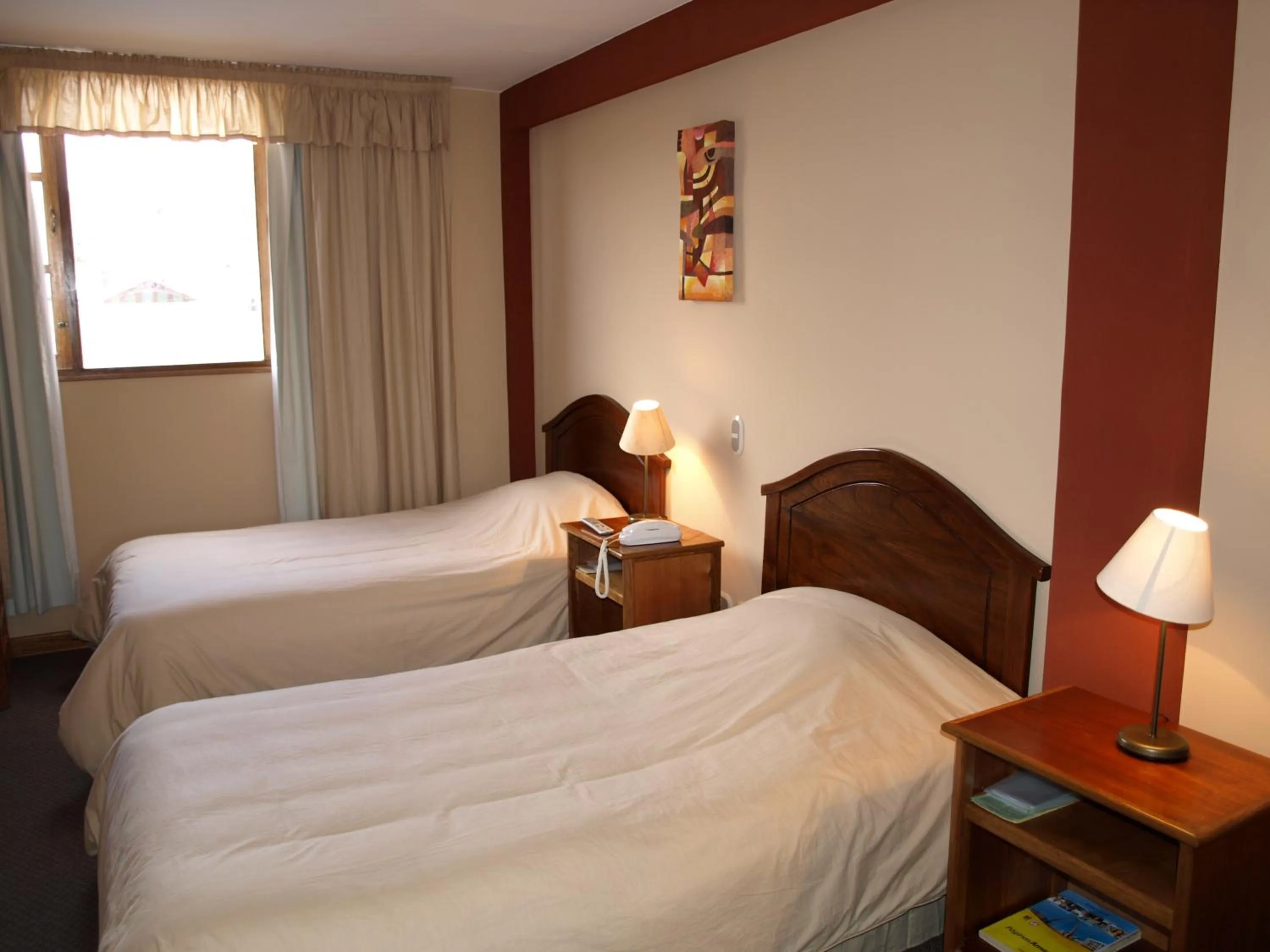 Bed in Qelqatani Hotel