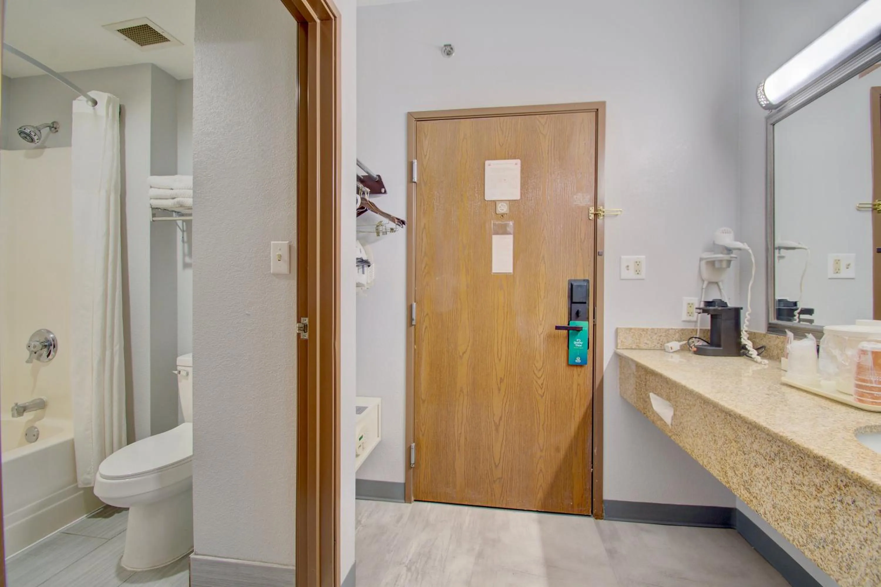 Toilet in Quality Inn & Suites CVG Airport