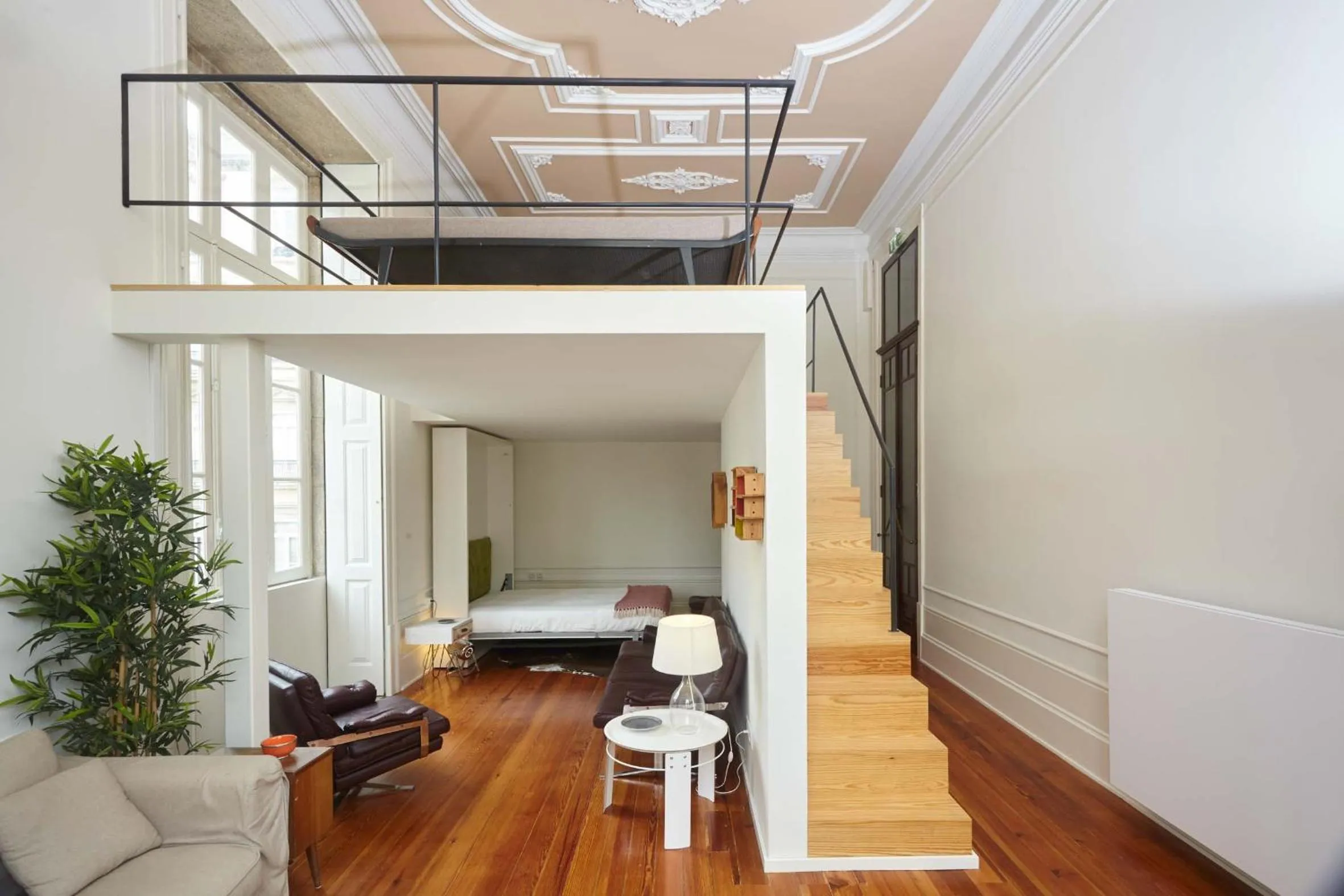 Living room in The Passenger Hostel