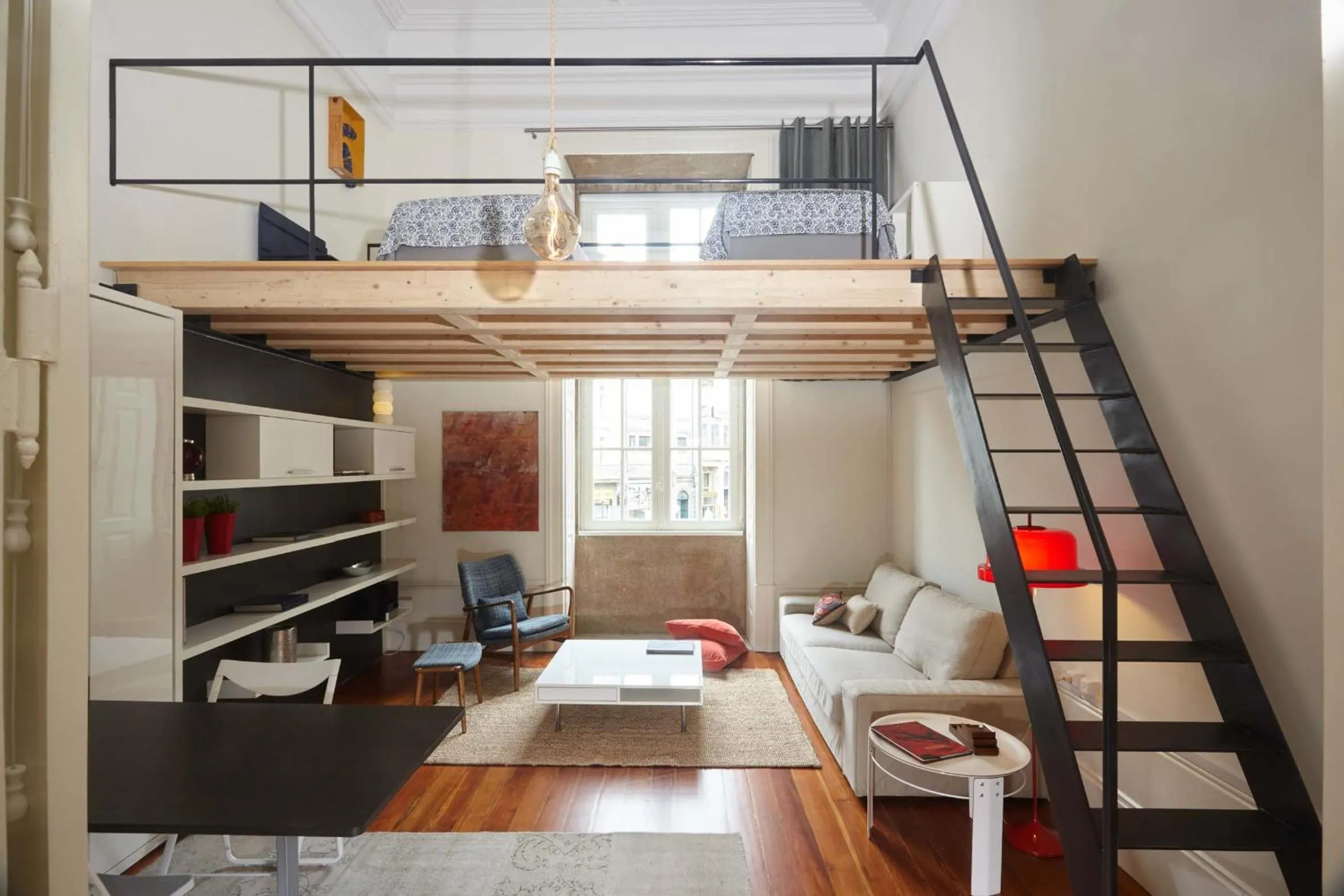 Living room, Bed in The Passenger Hostel