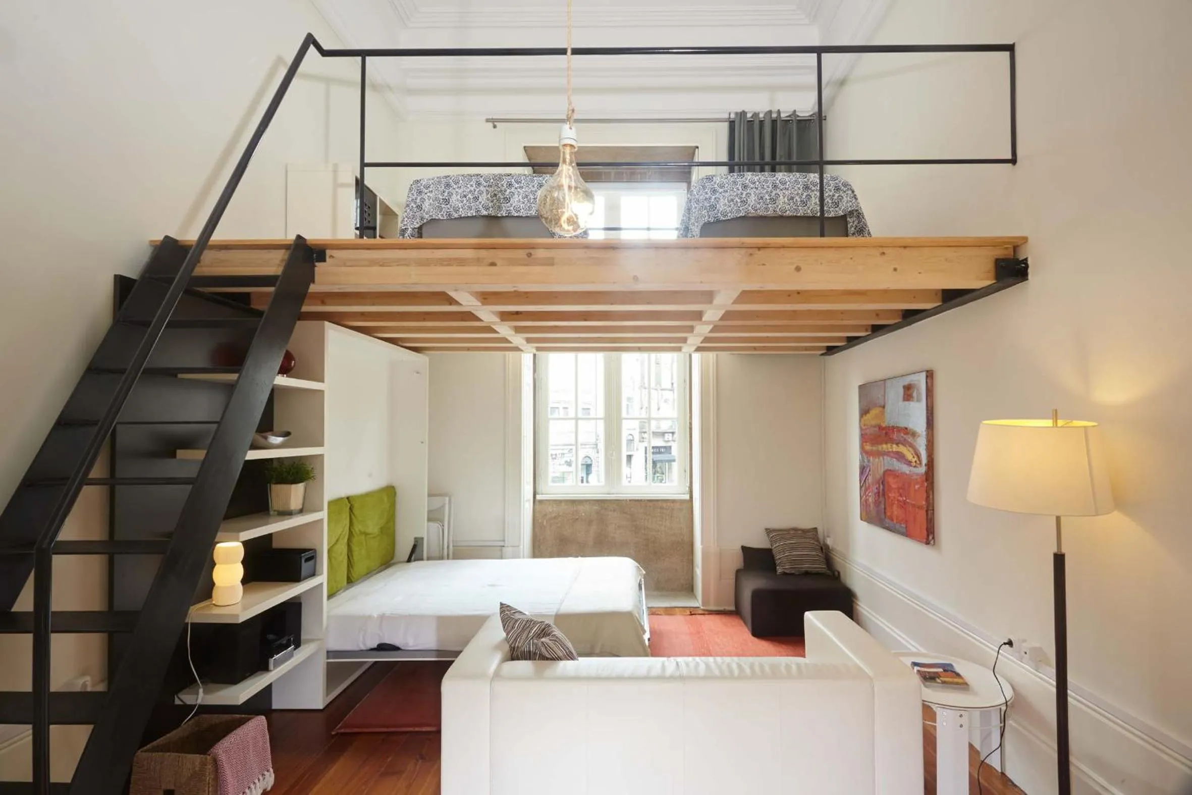 Living room, Bed in The Passenger Hostel