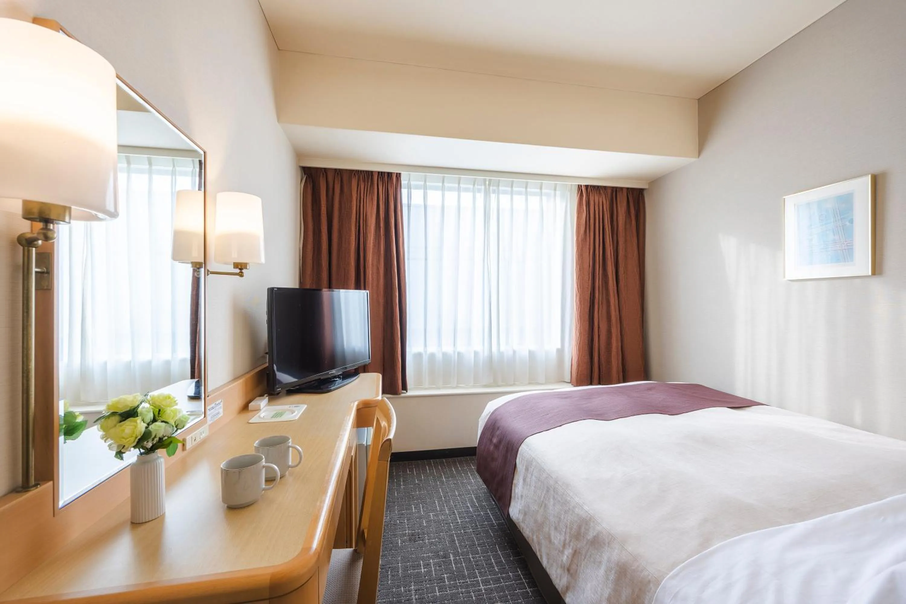 Bed in Tokyo Bay Ariake Washington Hotel