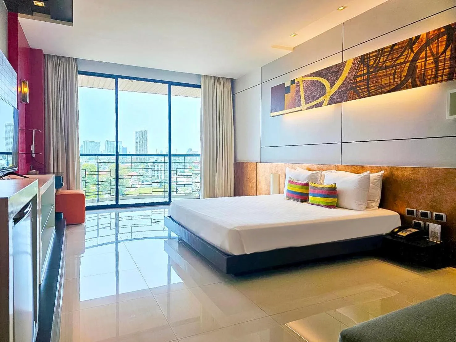 Bed in The Zign Hotel