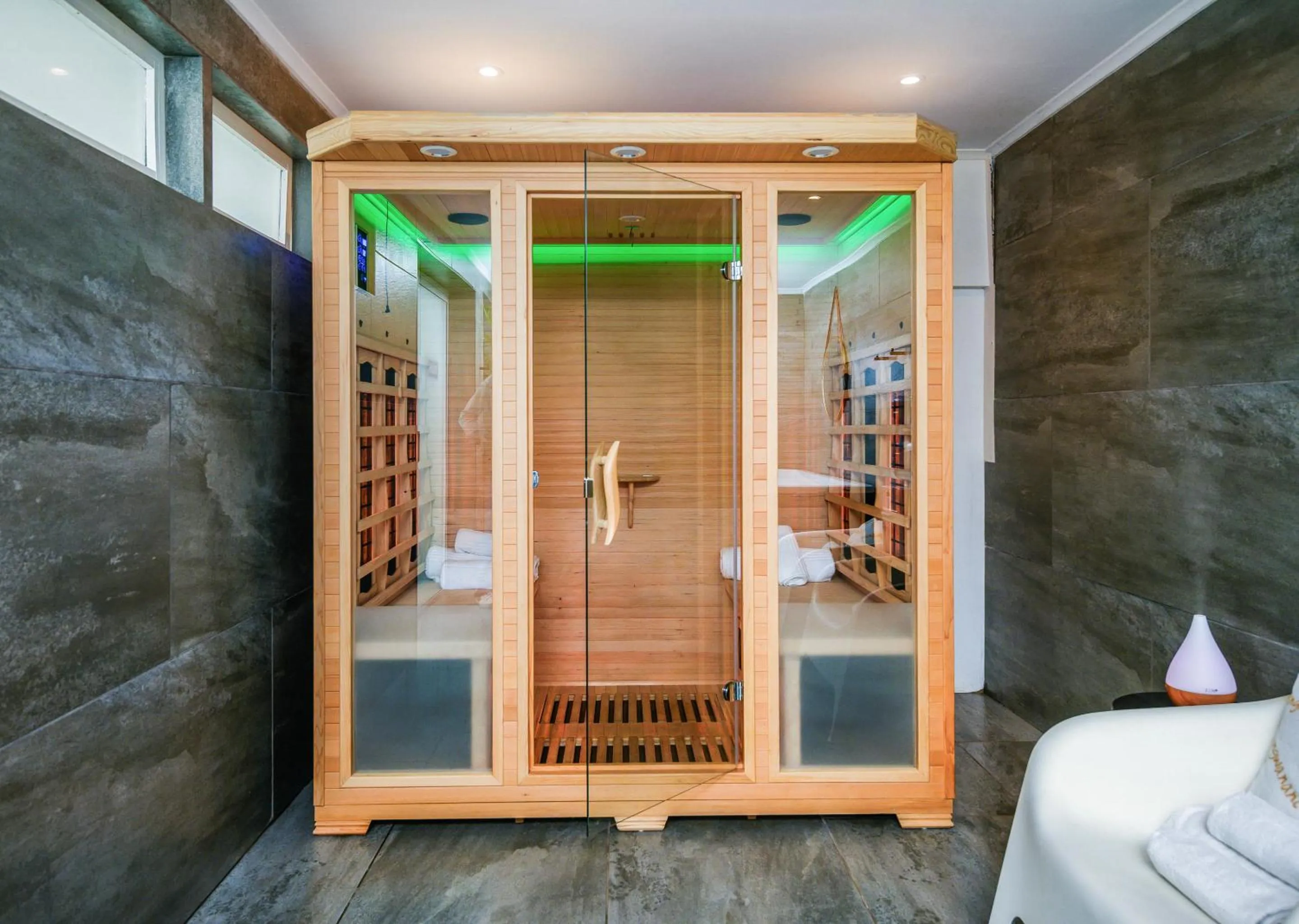 Sauna in Blue Marlin All-Inclusive Seascape by Dream Resorts