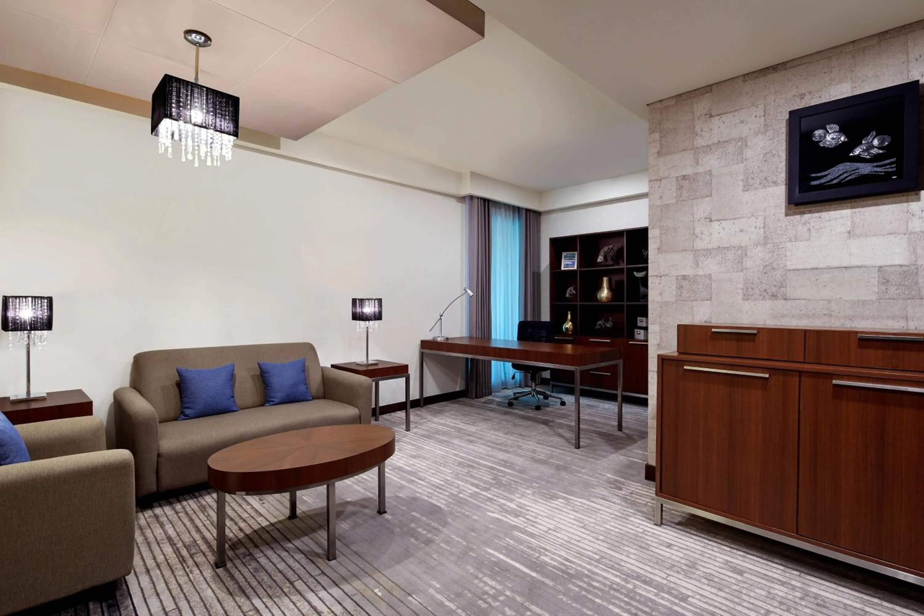 Living room in Courtyard by Marriott Bandung Dago