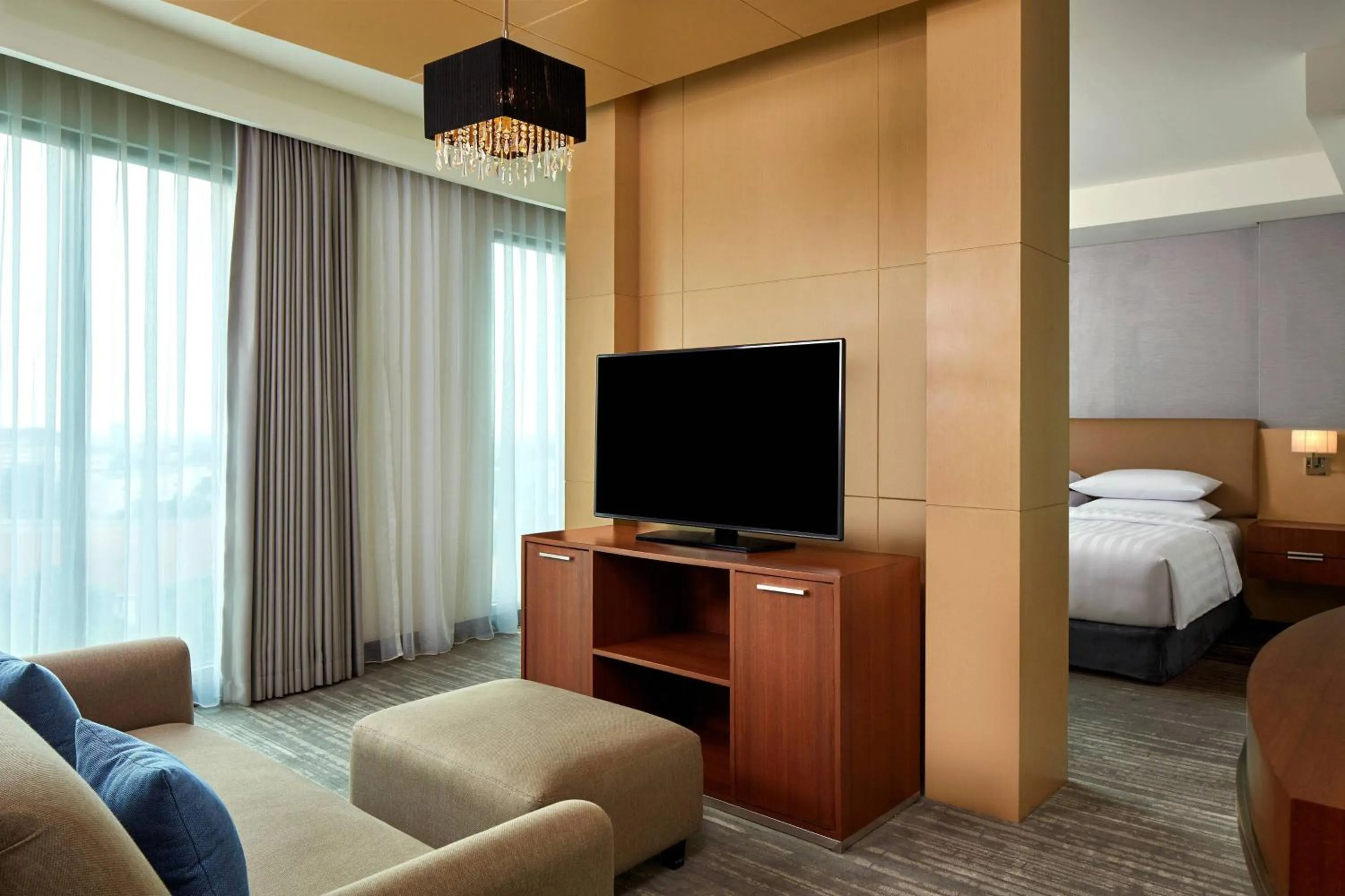 Living room, Bed in Courtyard by Marriott Bandung Dago