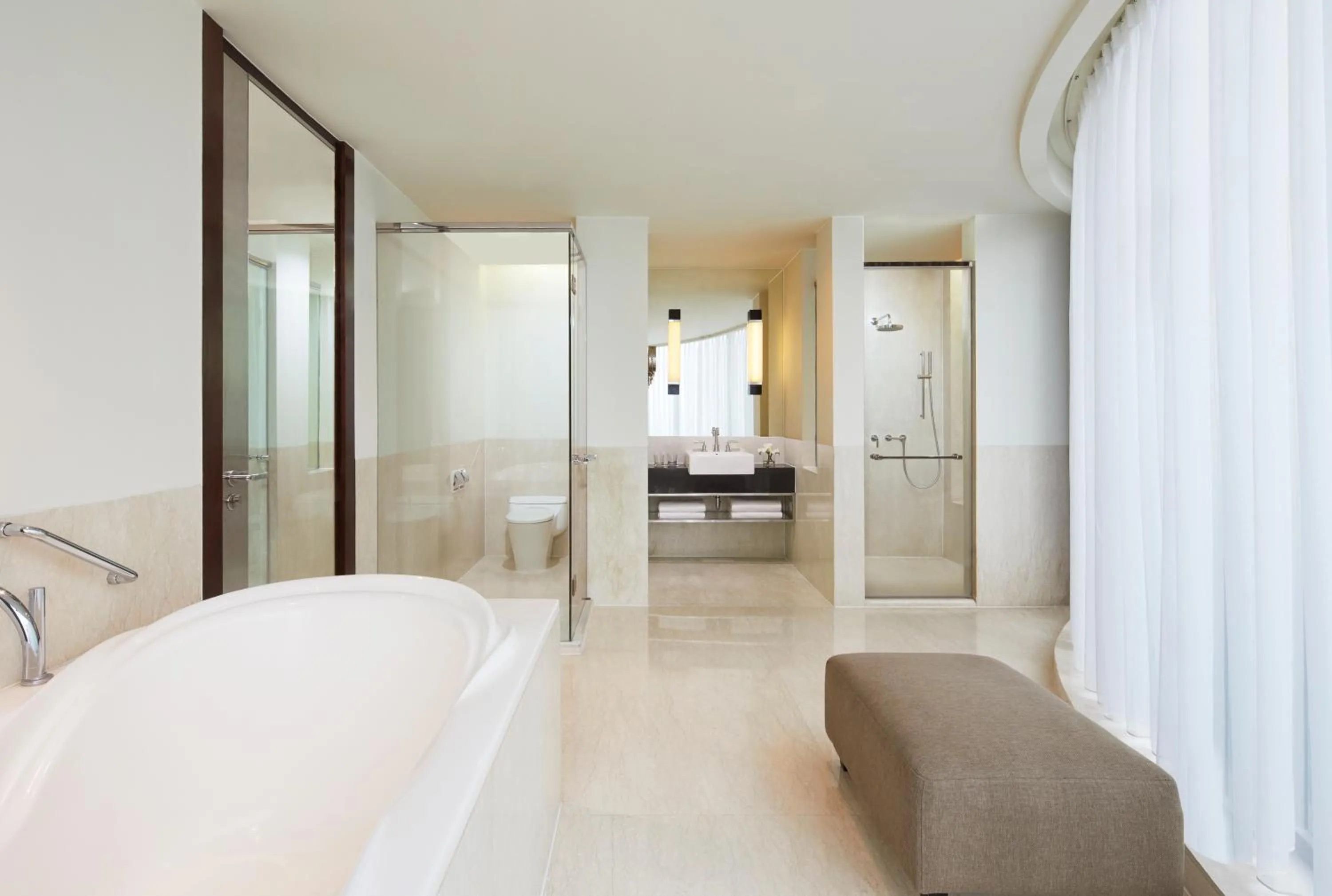 Bathroom, Bed in Courtyard by Marriott Bandung Dago