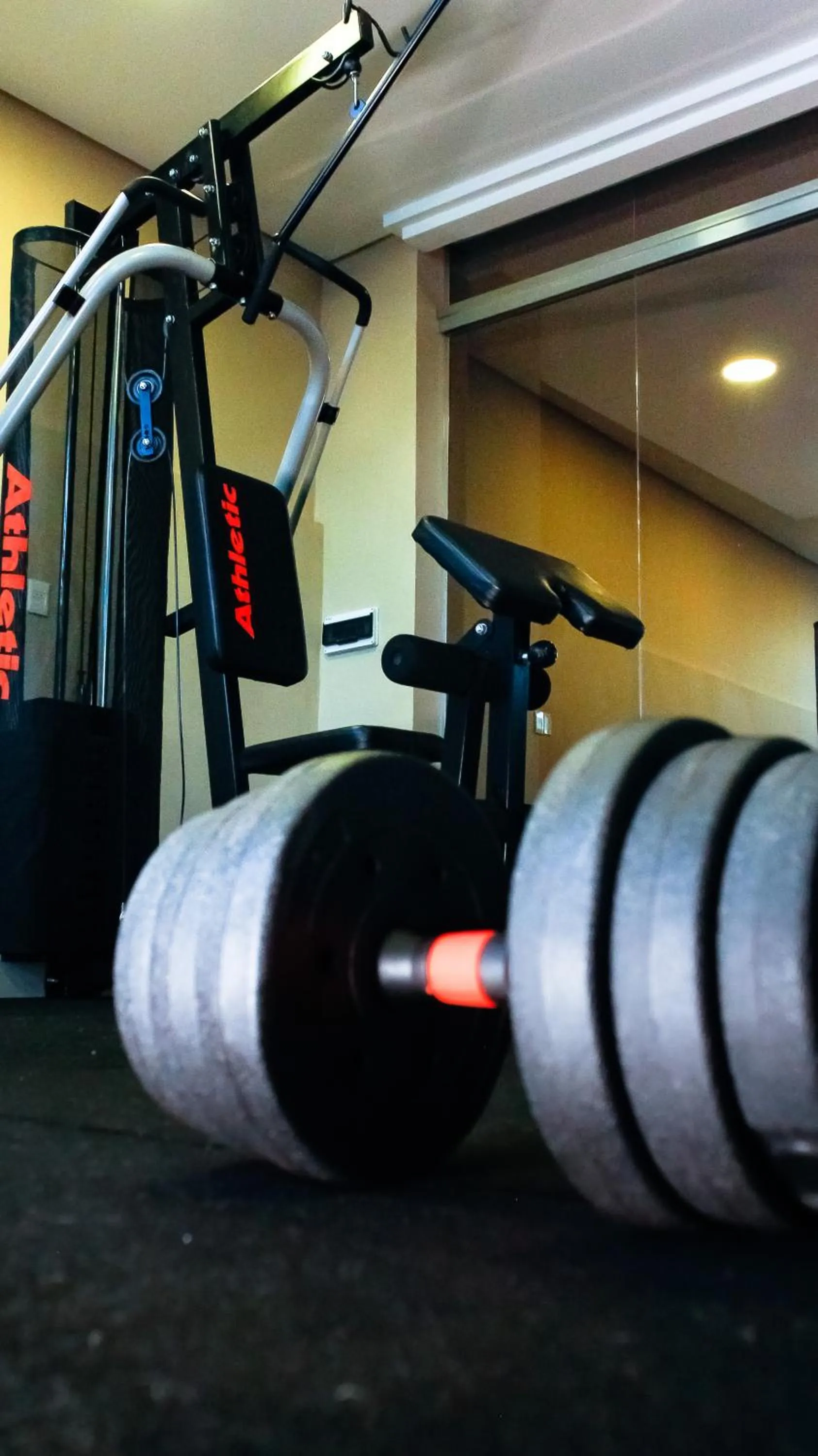 Fitness centre/facilities in Nova Hotel