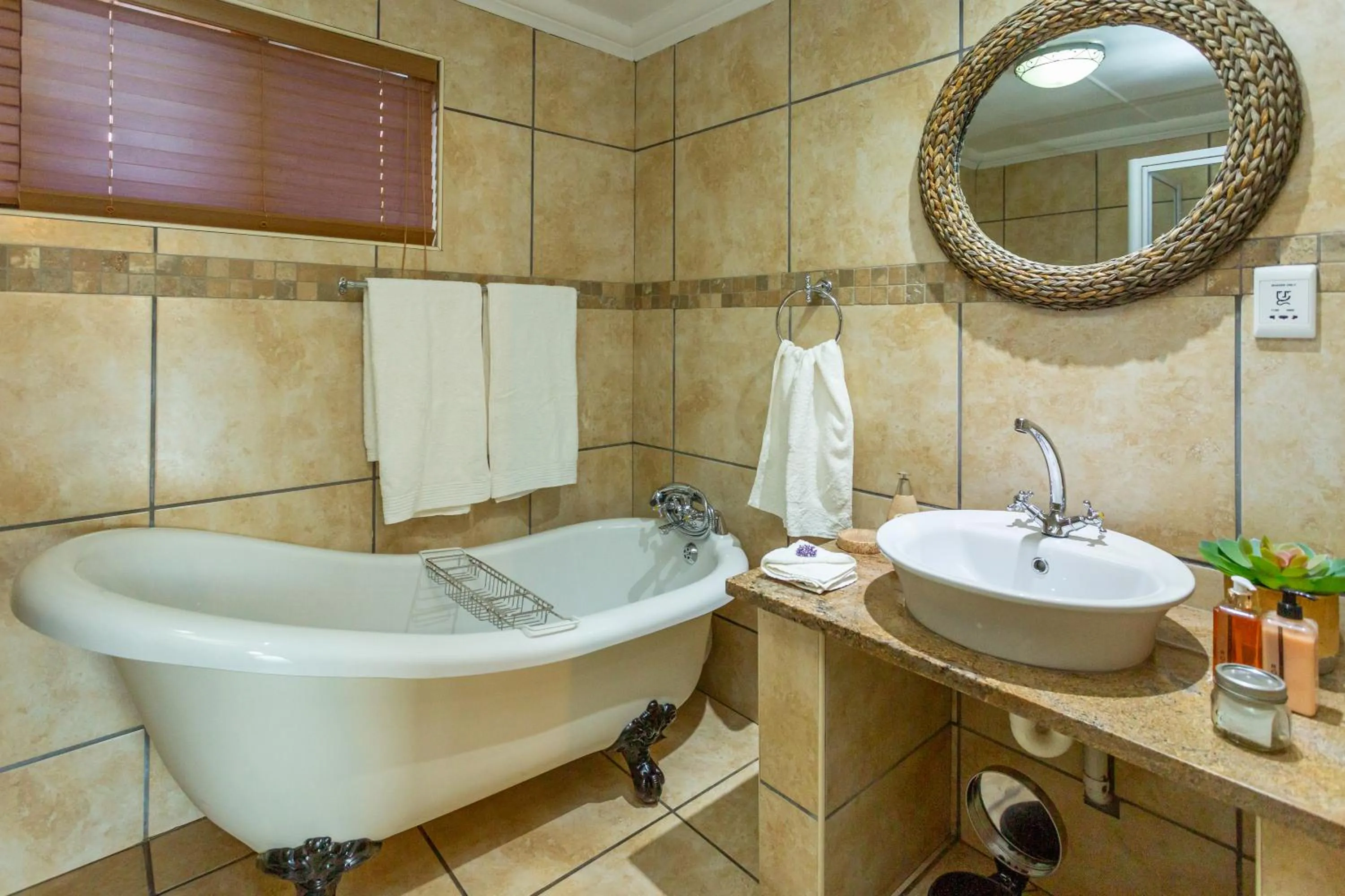 Bathroom in Die Fonteine Country Guesthouse and Glamping