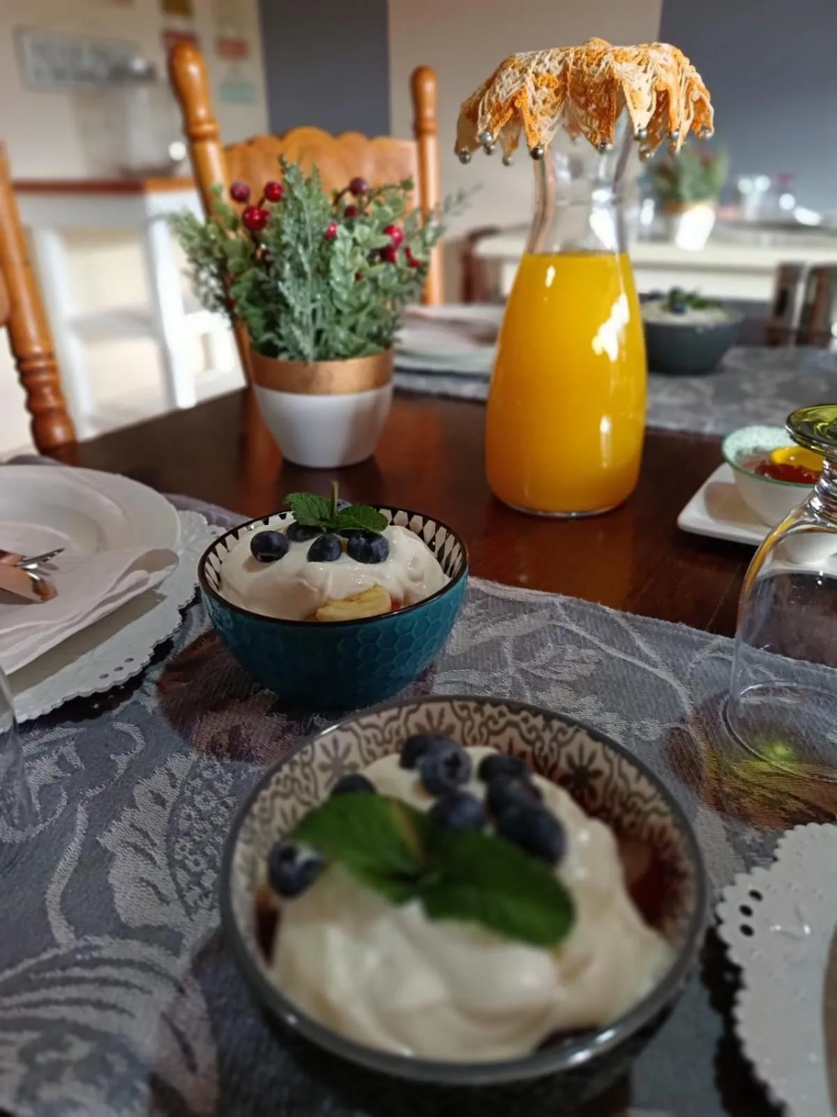 Breakfast in Die Fonteine Country Guesthouse and Glamping