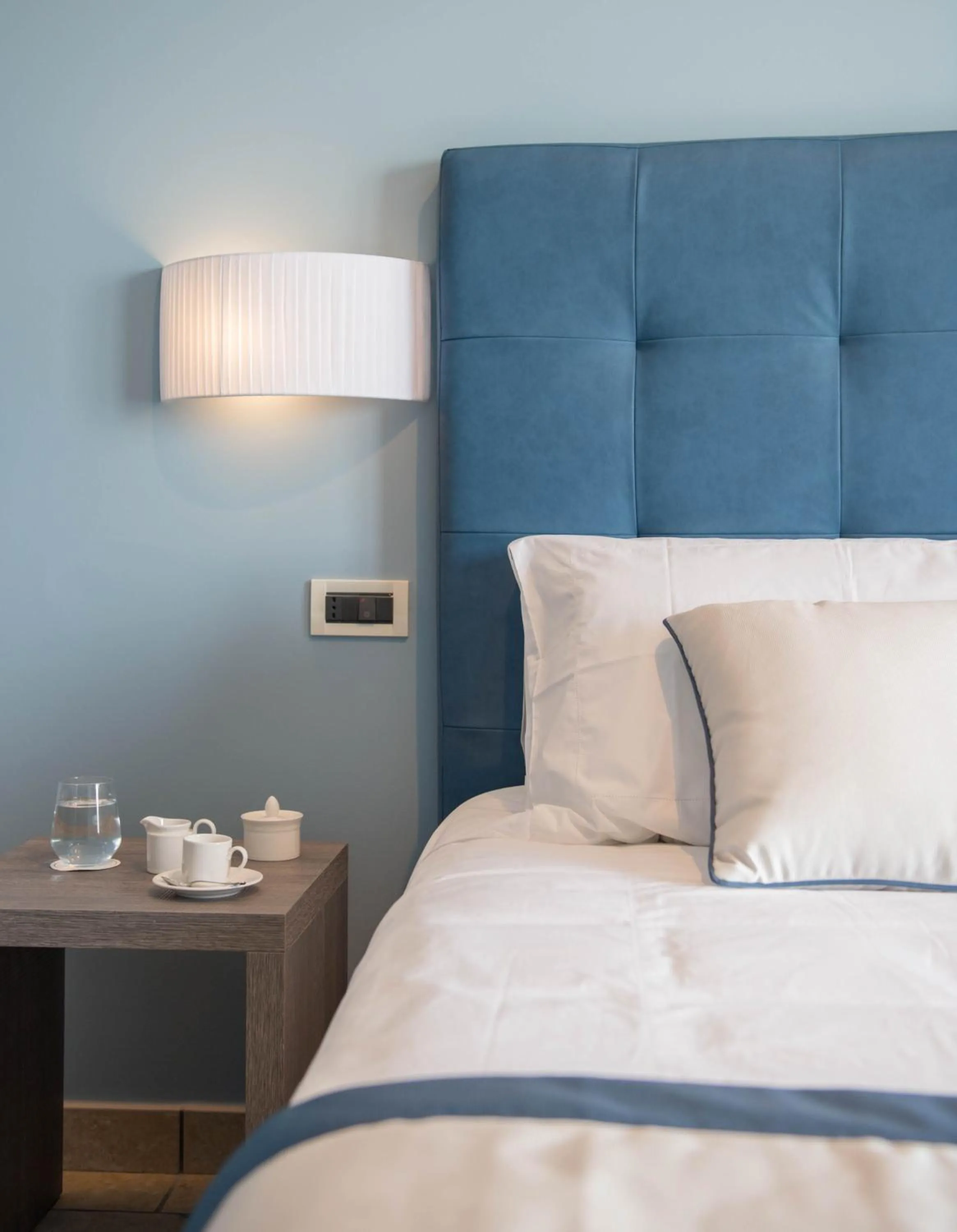 Decorative detail, Bed in Villa Le Terrazze Charming Rooms