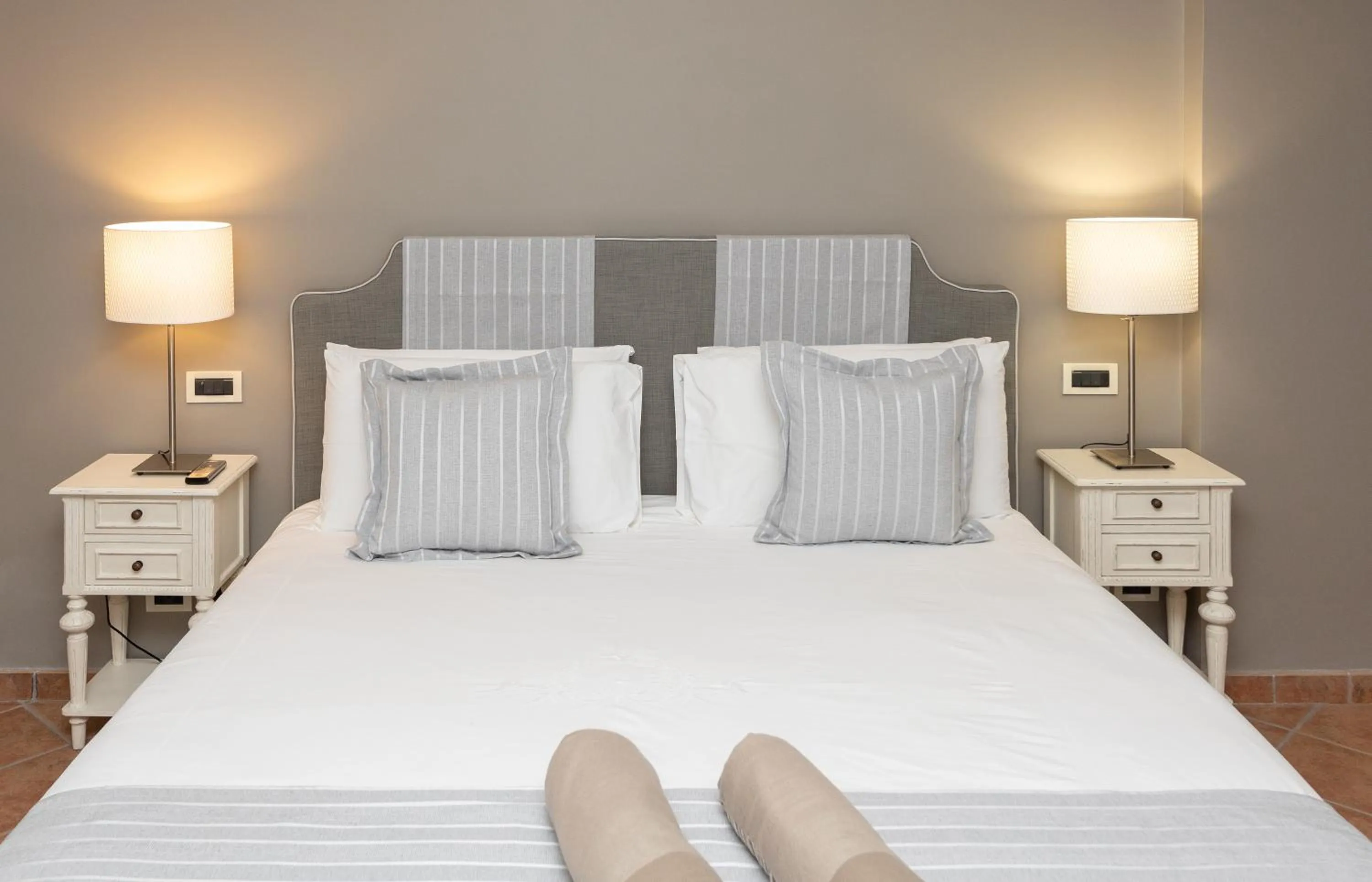 Bed in Villa Le Terrazze Charming Rooms