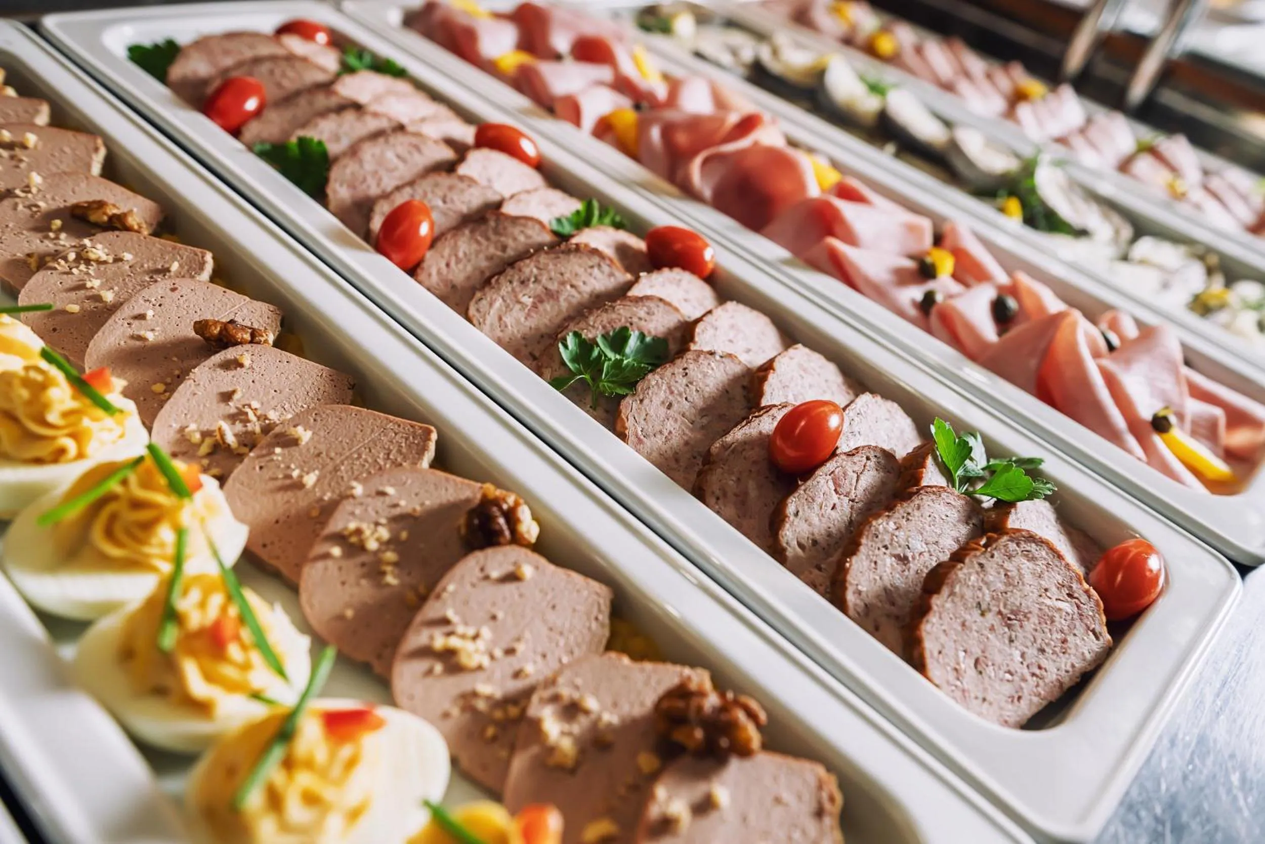 Buffet breakfast in Hotel Janosik