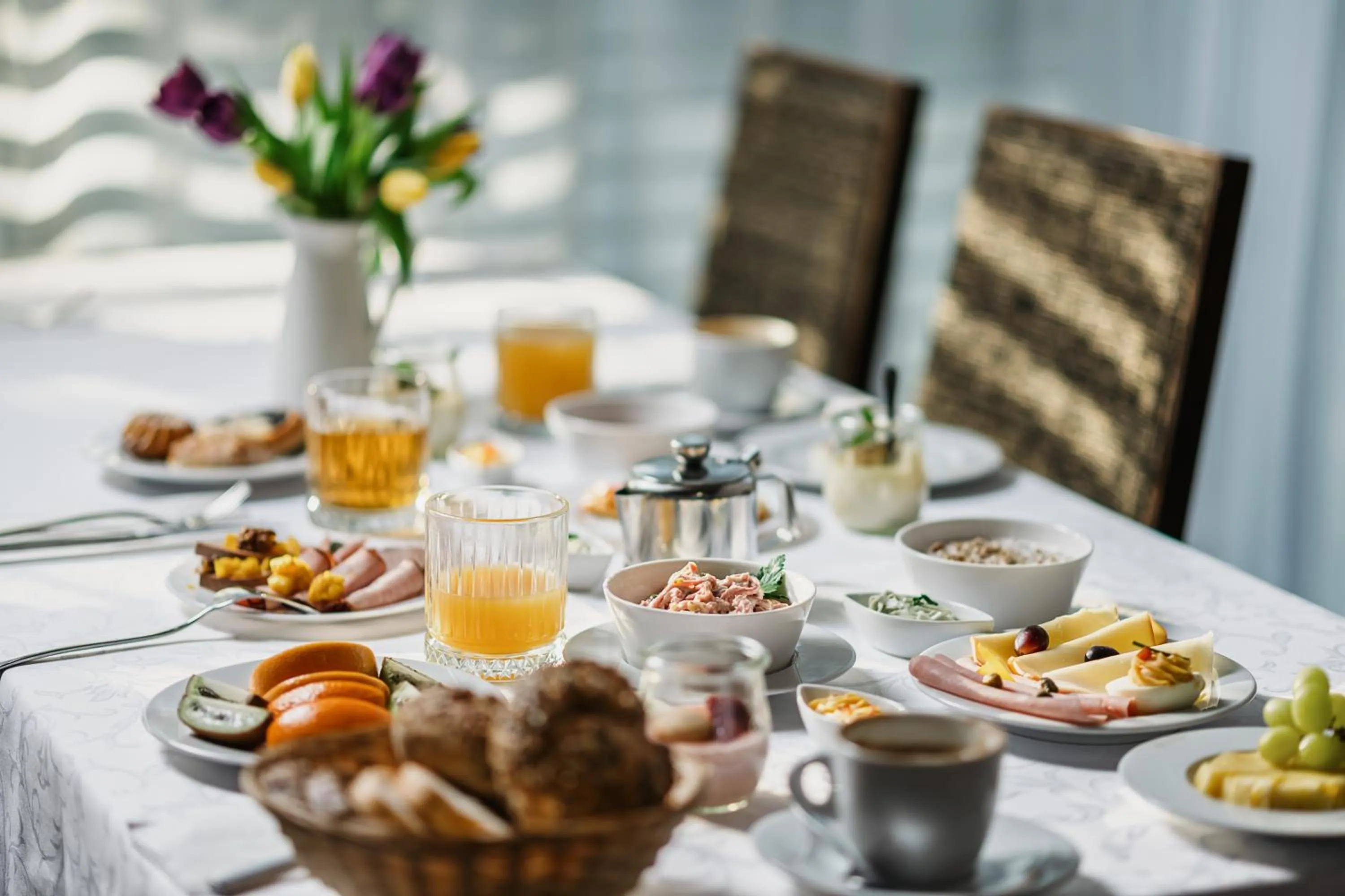 Buffet breakfast in Hotel Janosik
