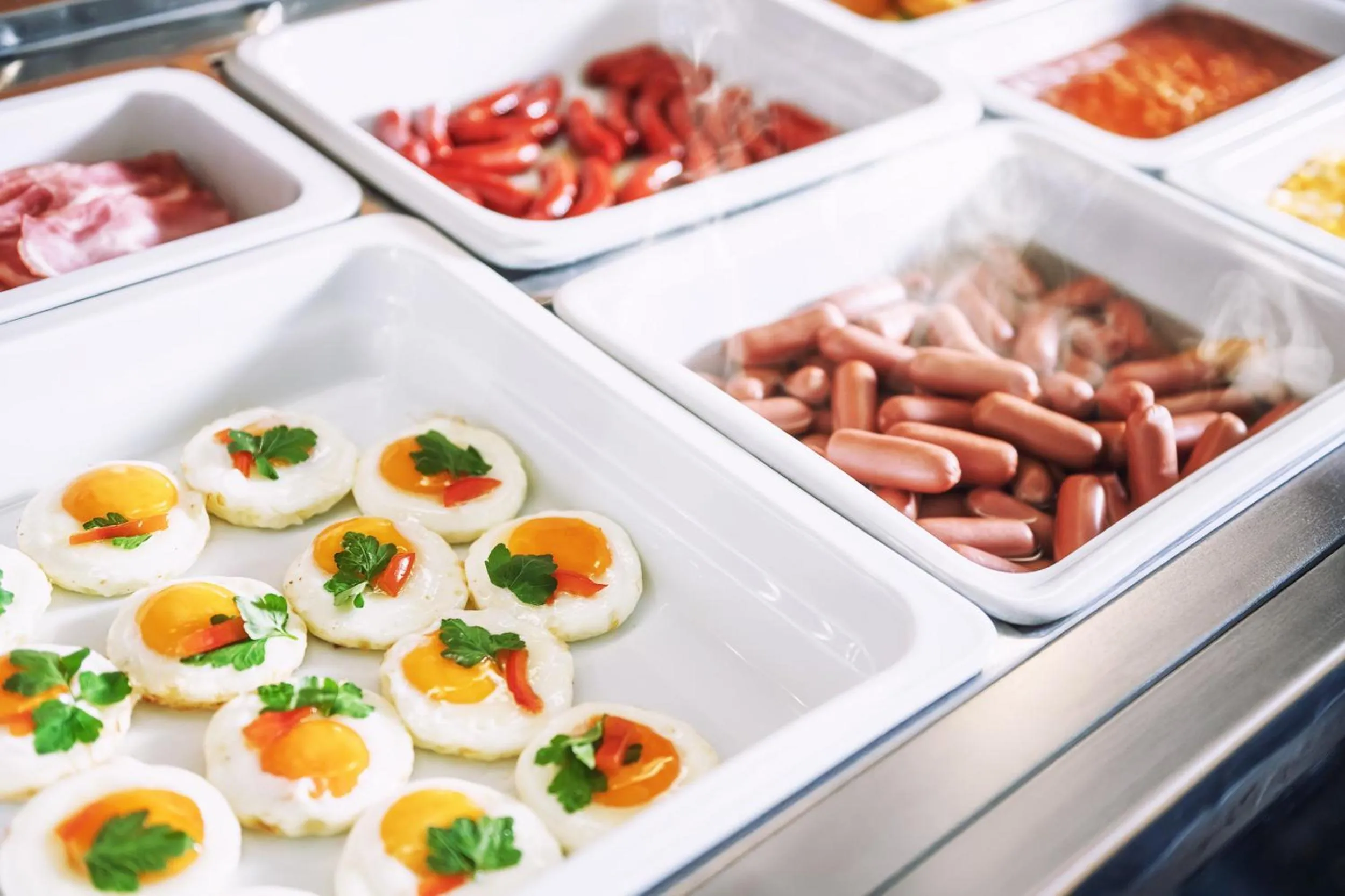 Buffet breakfast in Hotel Janosik