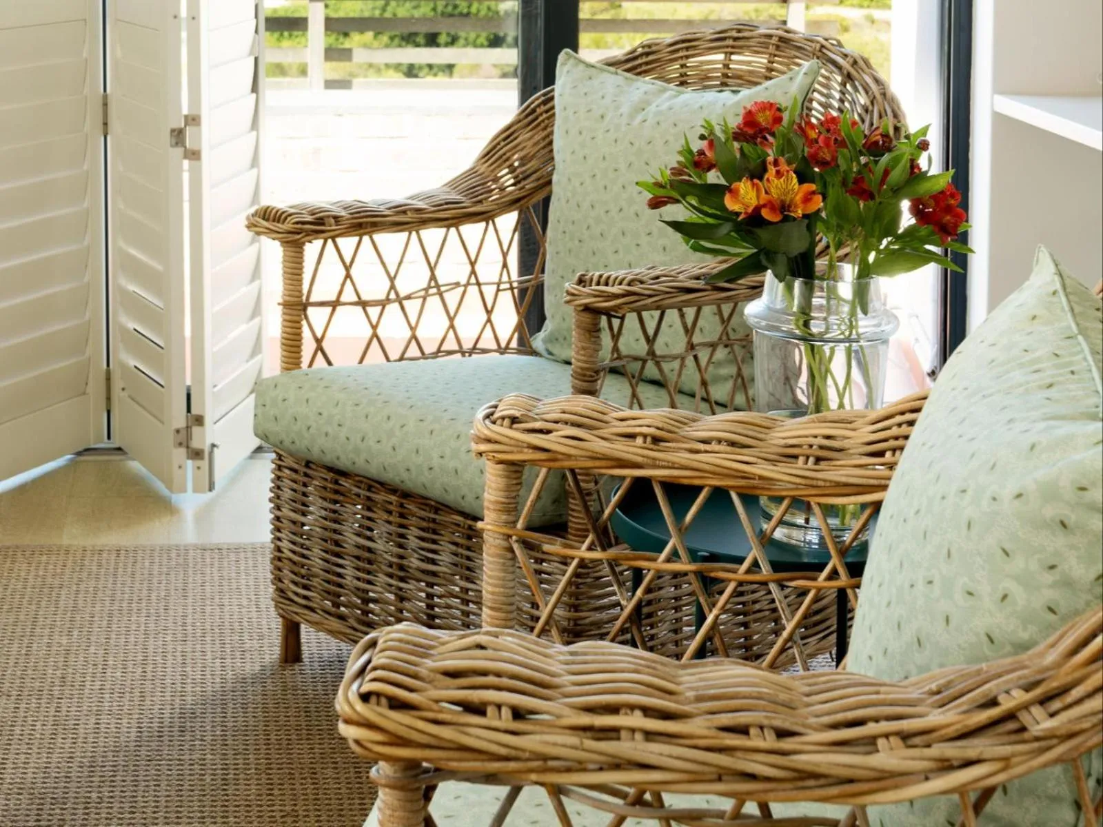 Seating area in Christiana Lodge