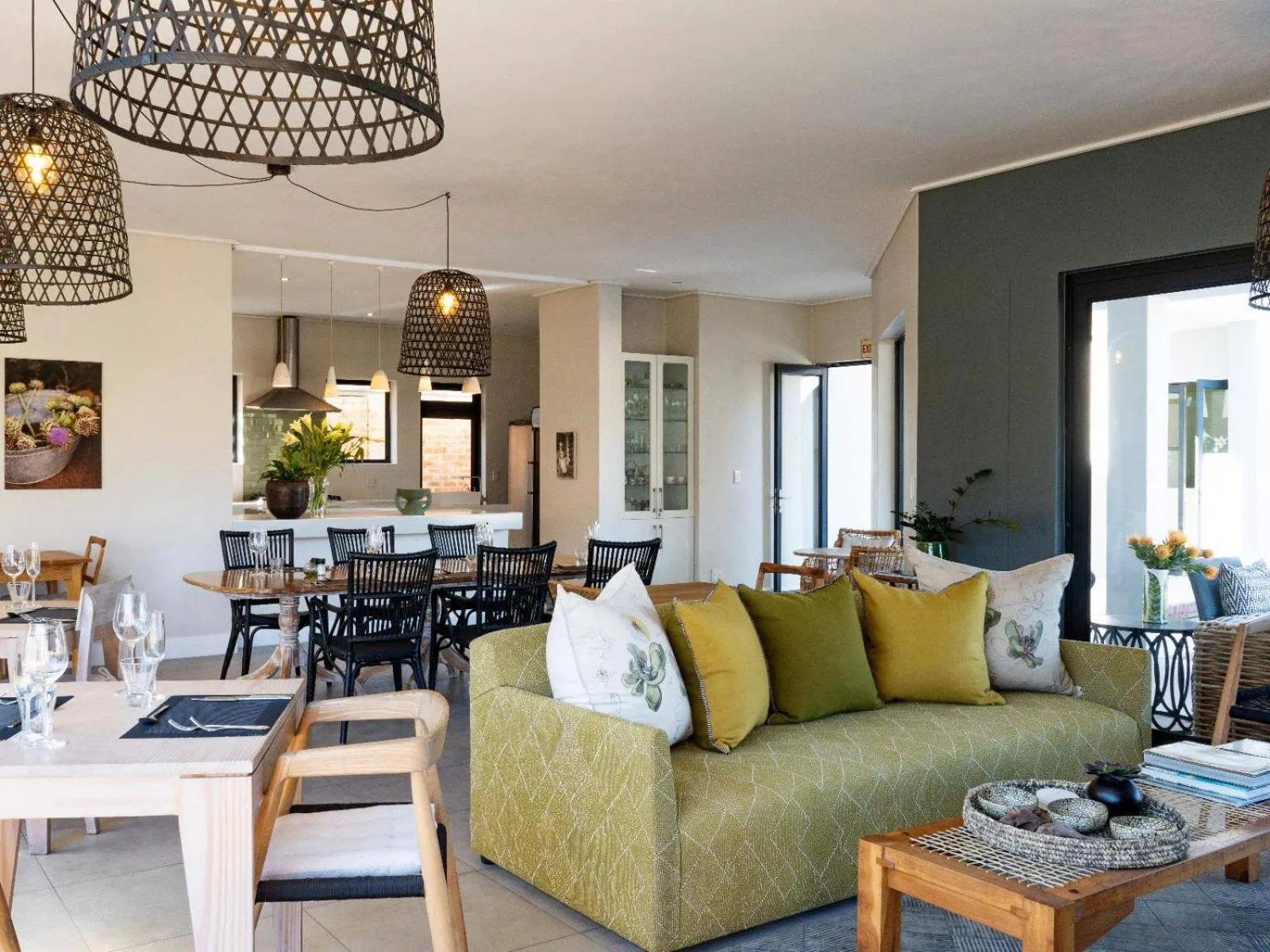 Dining area in Christiana Lodge