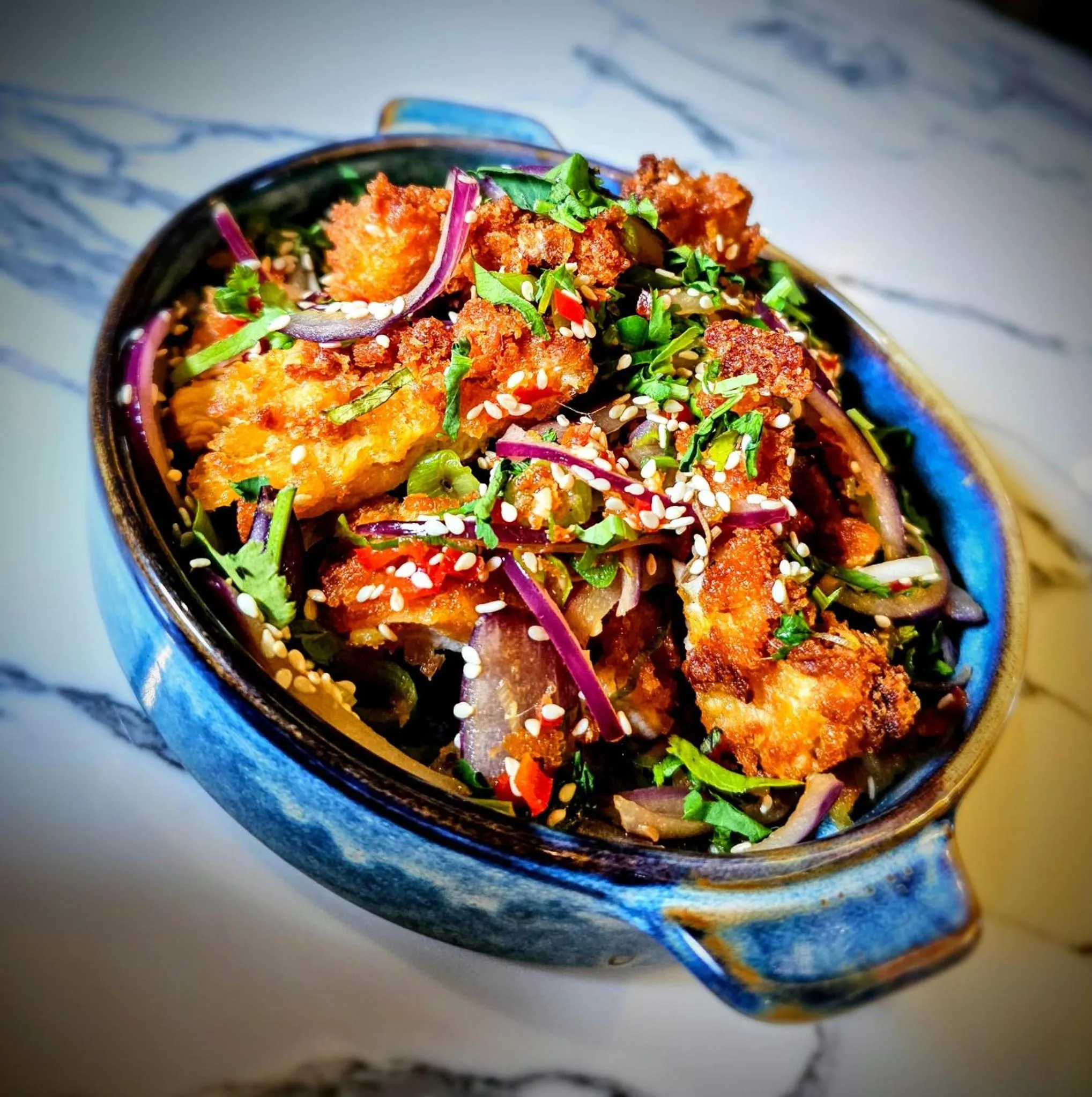 Food close-up in Adamson Hotel