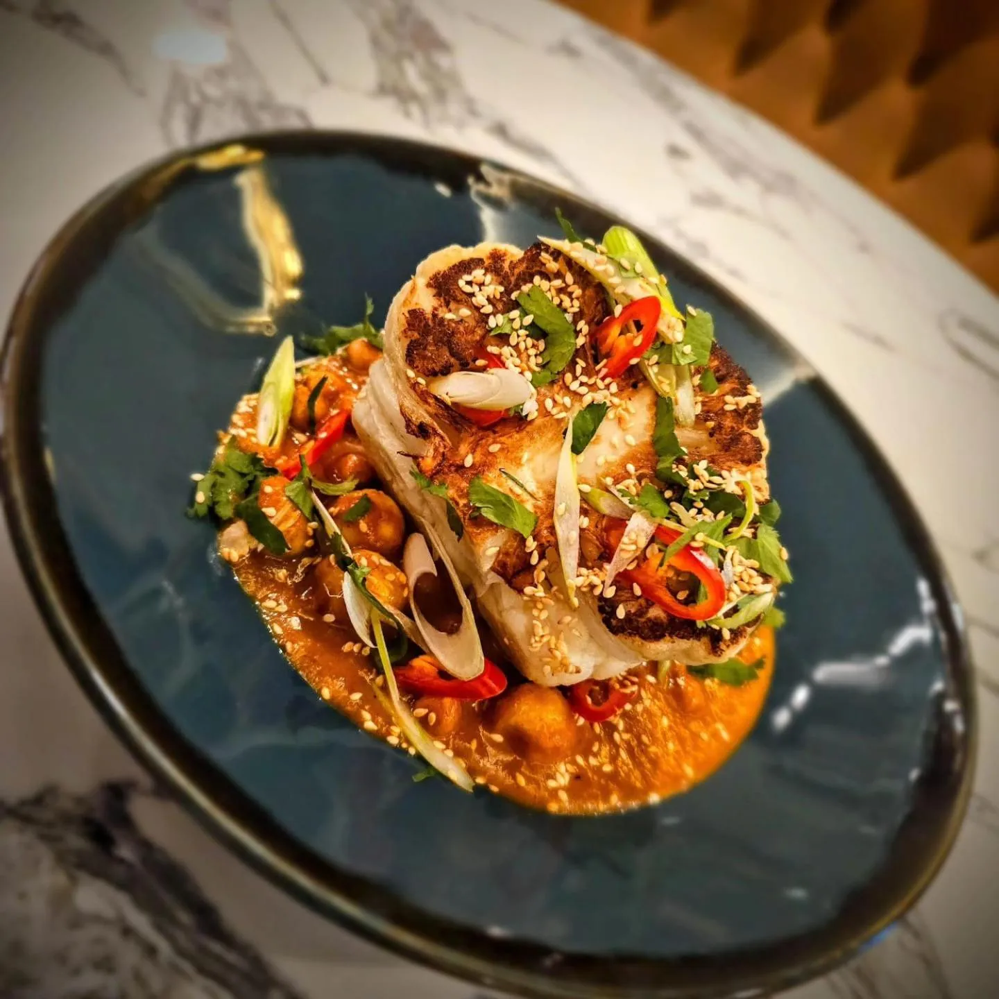 Food close-up in Adamson Hotel