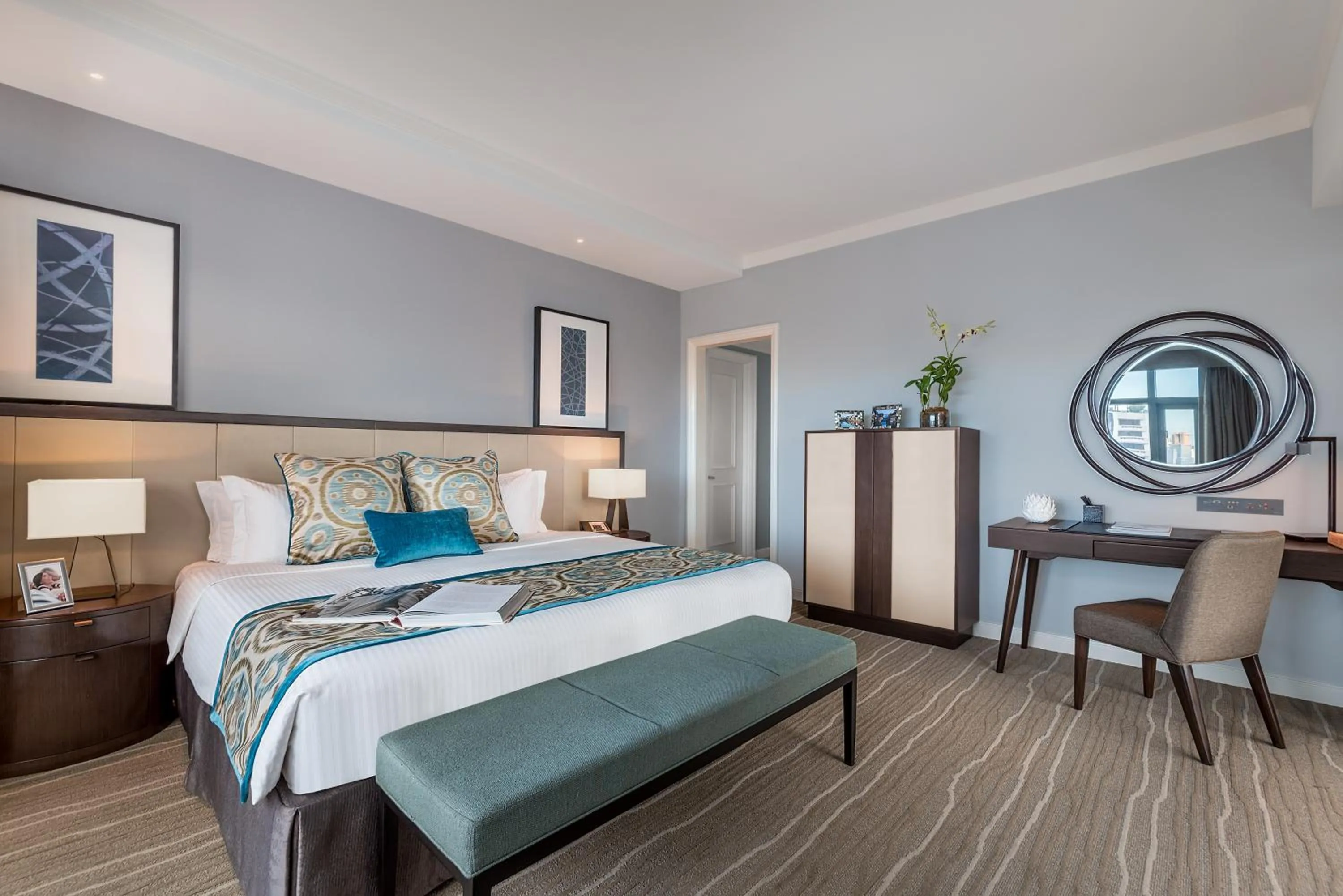 Bed in Ascott Makati