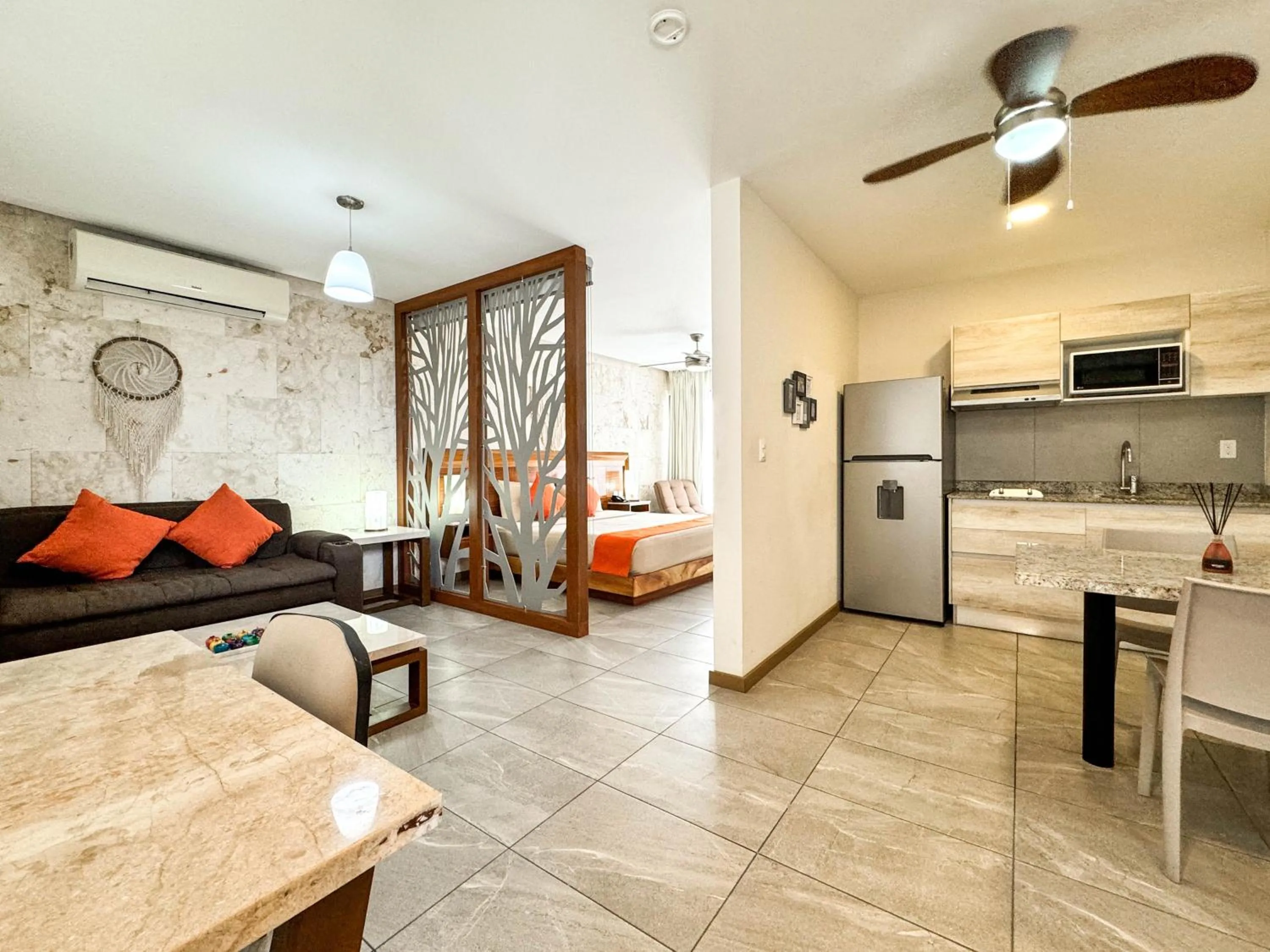 Bed in Grand Fifty Suites