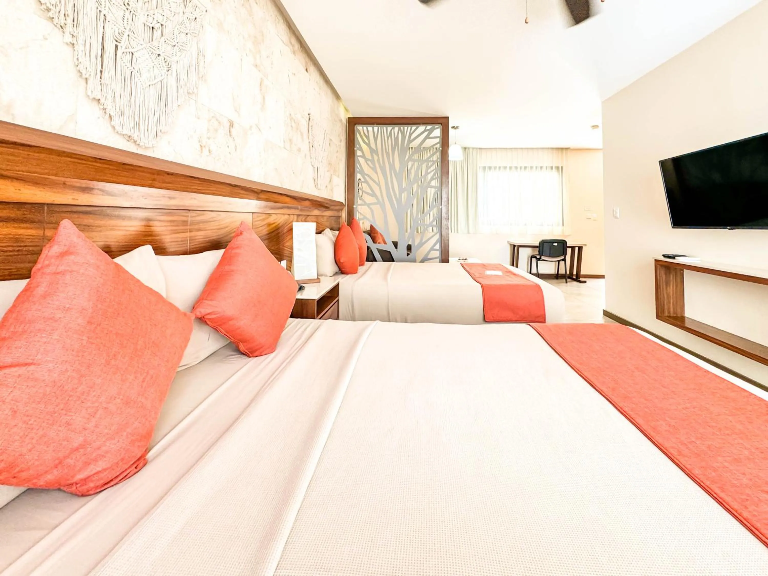 Bed in Grand Fifty Suites