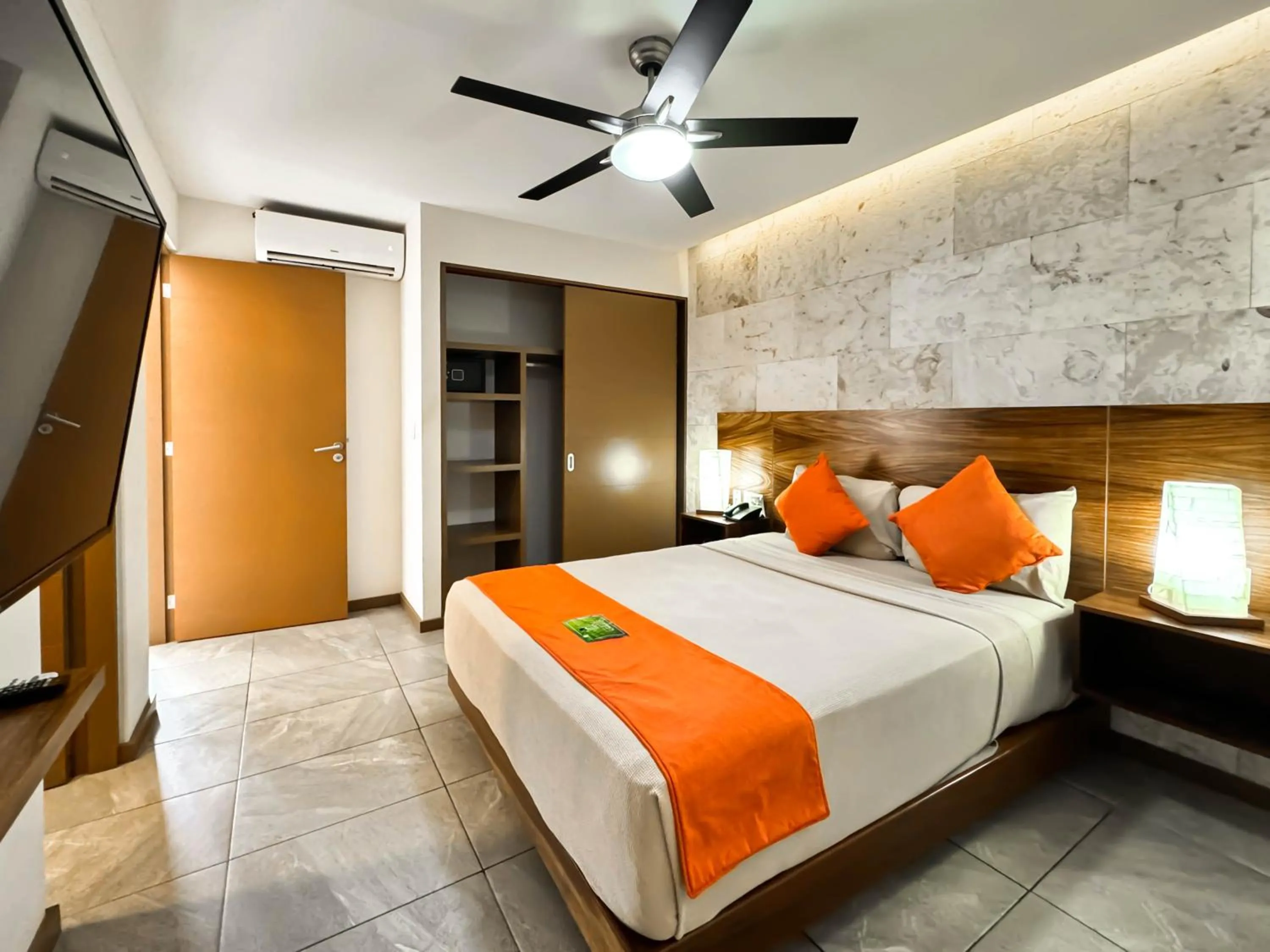 Bedroom, Bed in Grand Fifty Suites