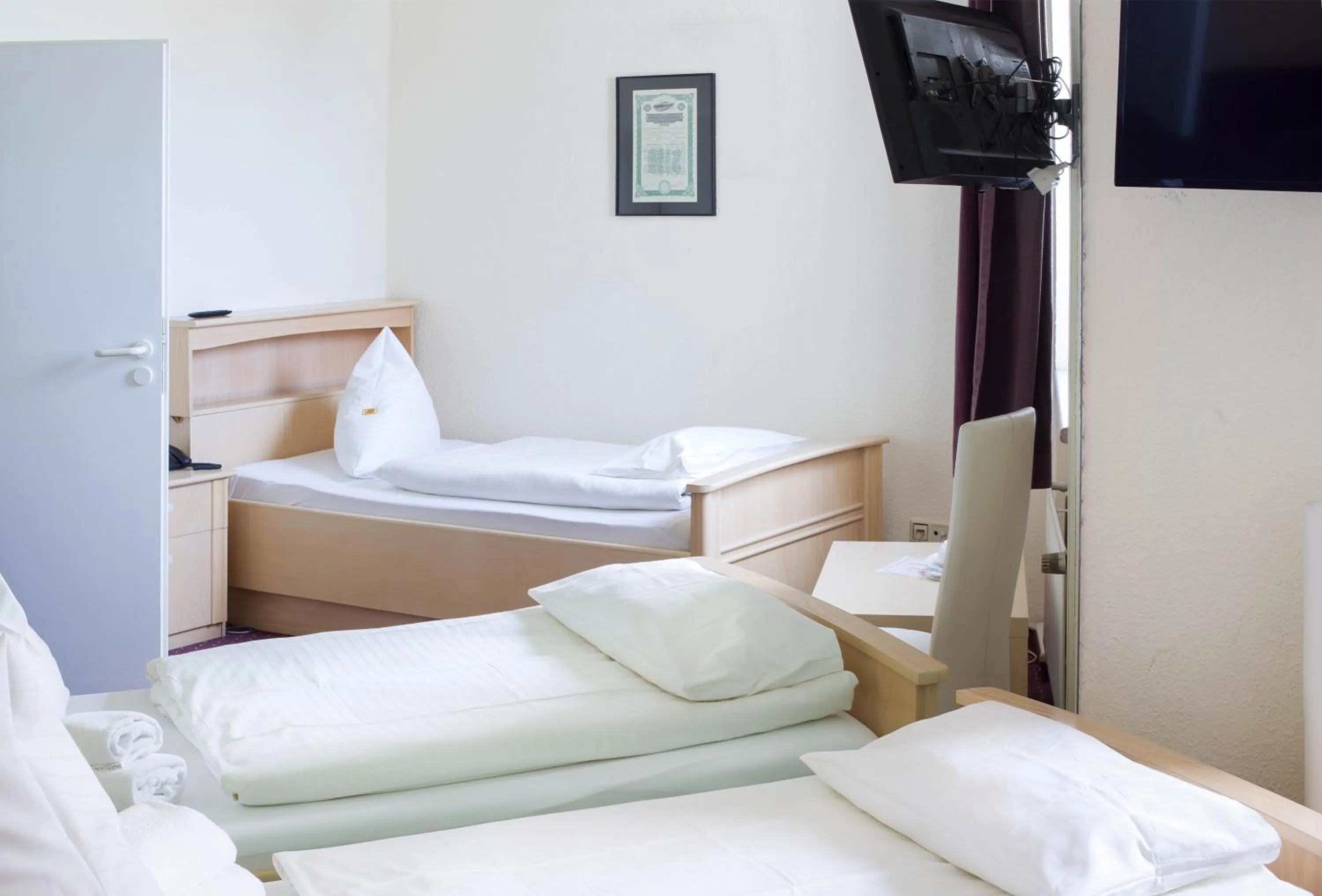 Bed in Hotel Moerser Hof