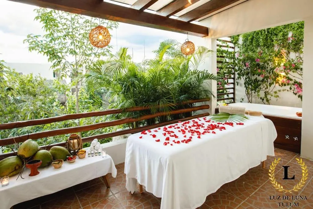 Bed in Luz de Luna Tulum Villa