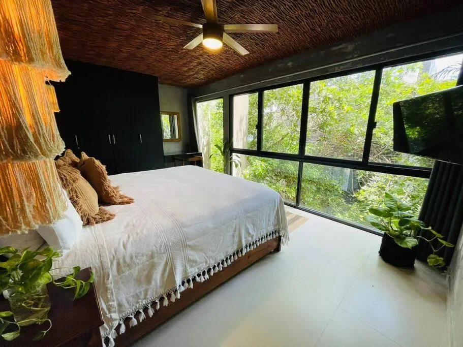 Bed in Luz de Luna Tulum Villa